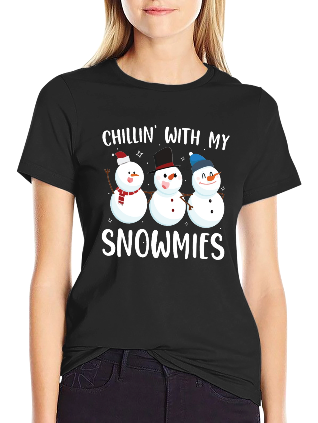 Chillin with My Snowmies Graphic Tee