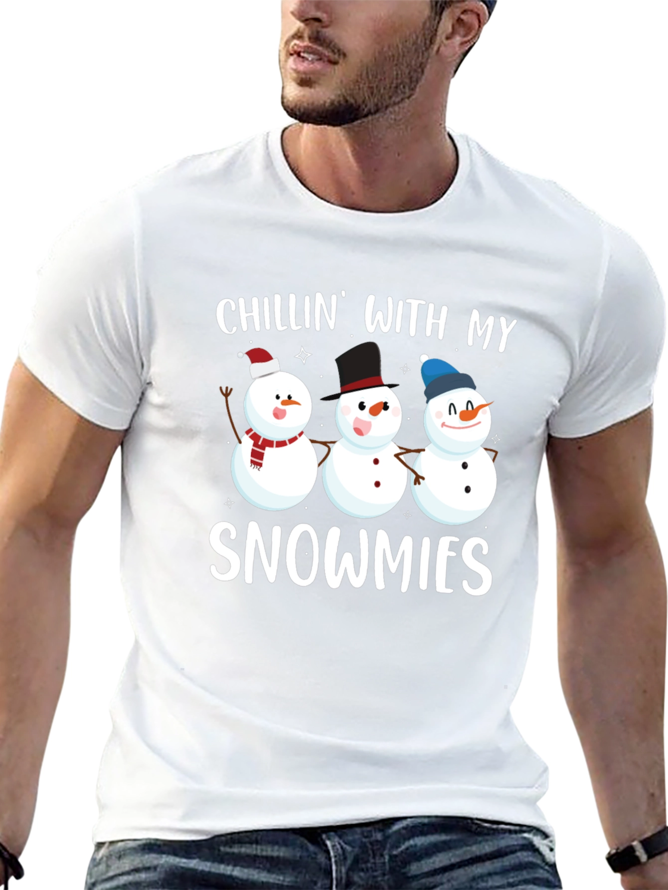 Chillin with My Snowmies Graphic Tee