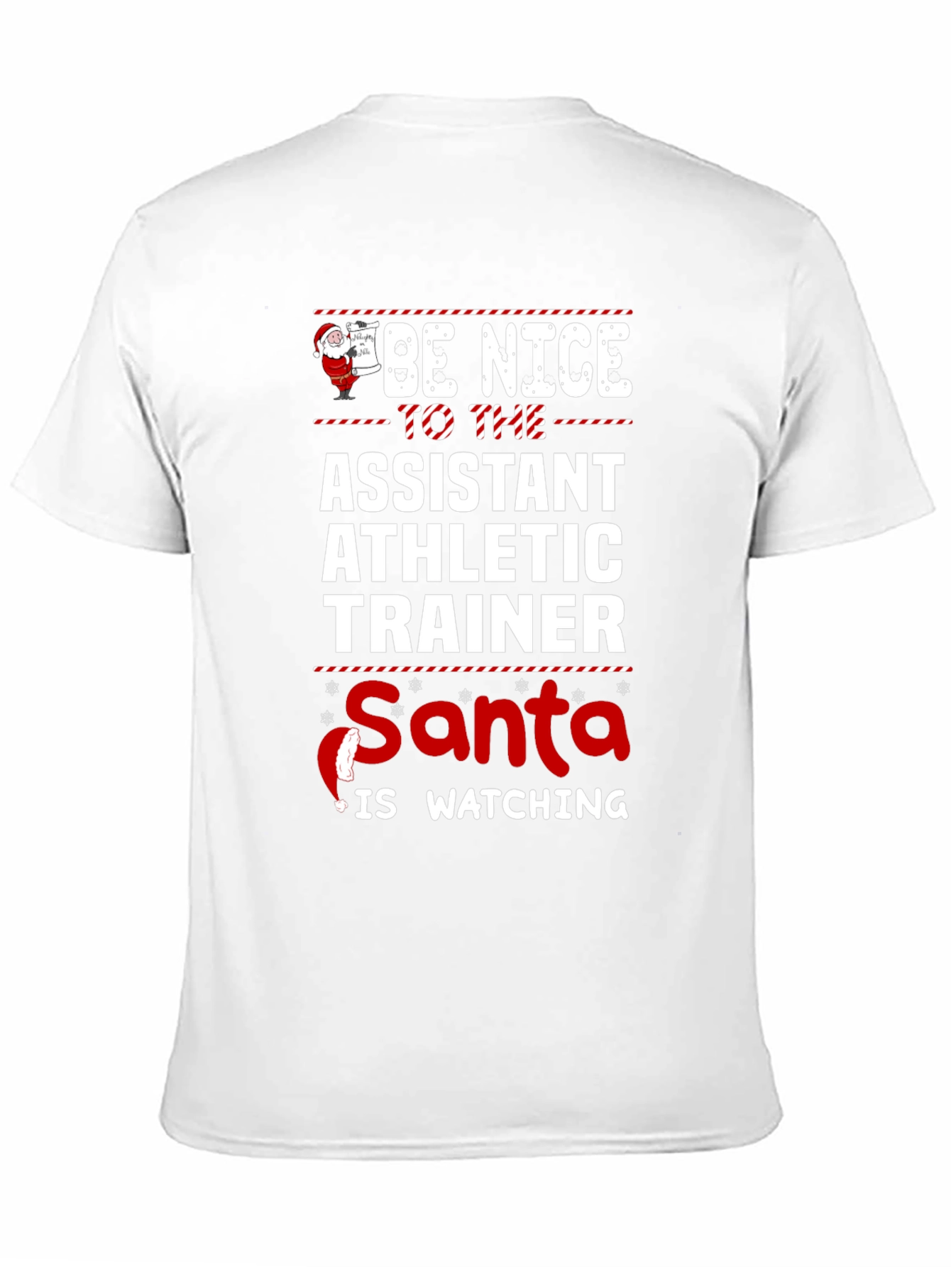 Assistant Athletic Trainer Santa Christmas T-Shirt