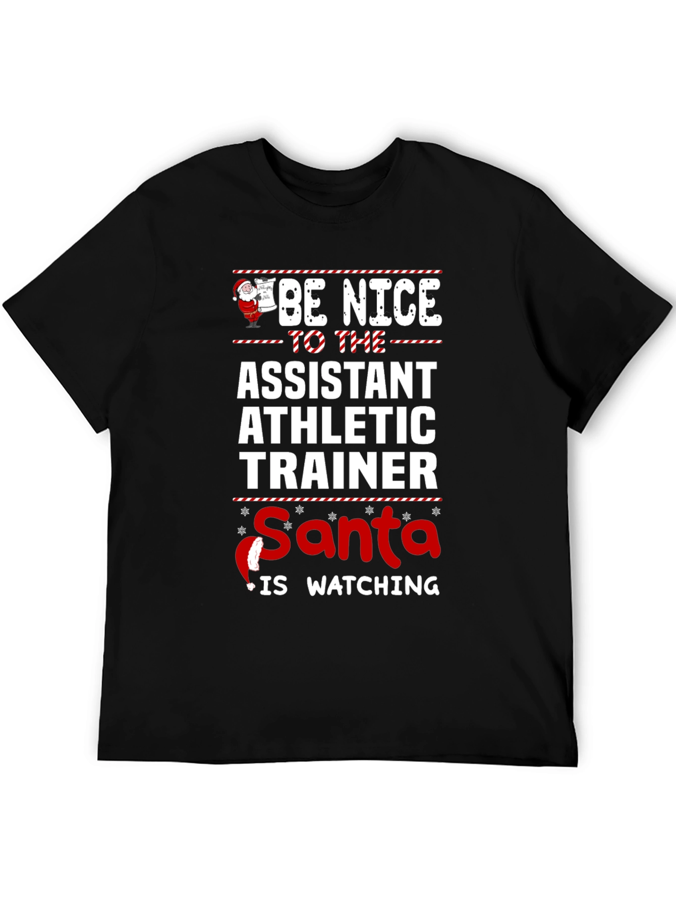 Assistant Athletic Trainer Santa Christmas T-Shirt