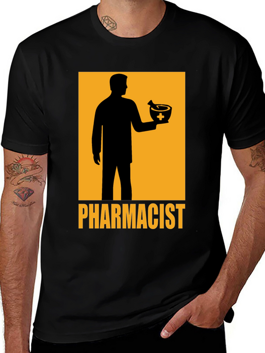 Pharmacist Graphic T-Shirt - Black Cotton Tee