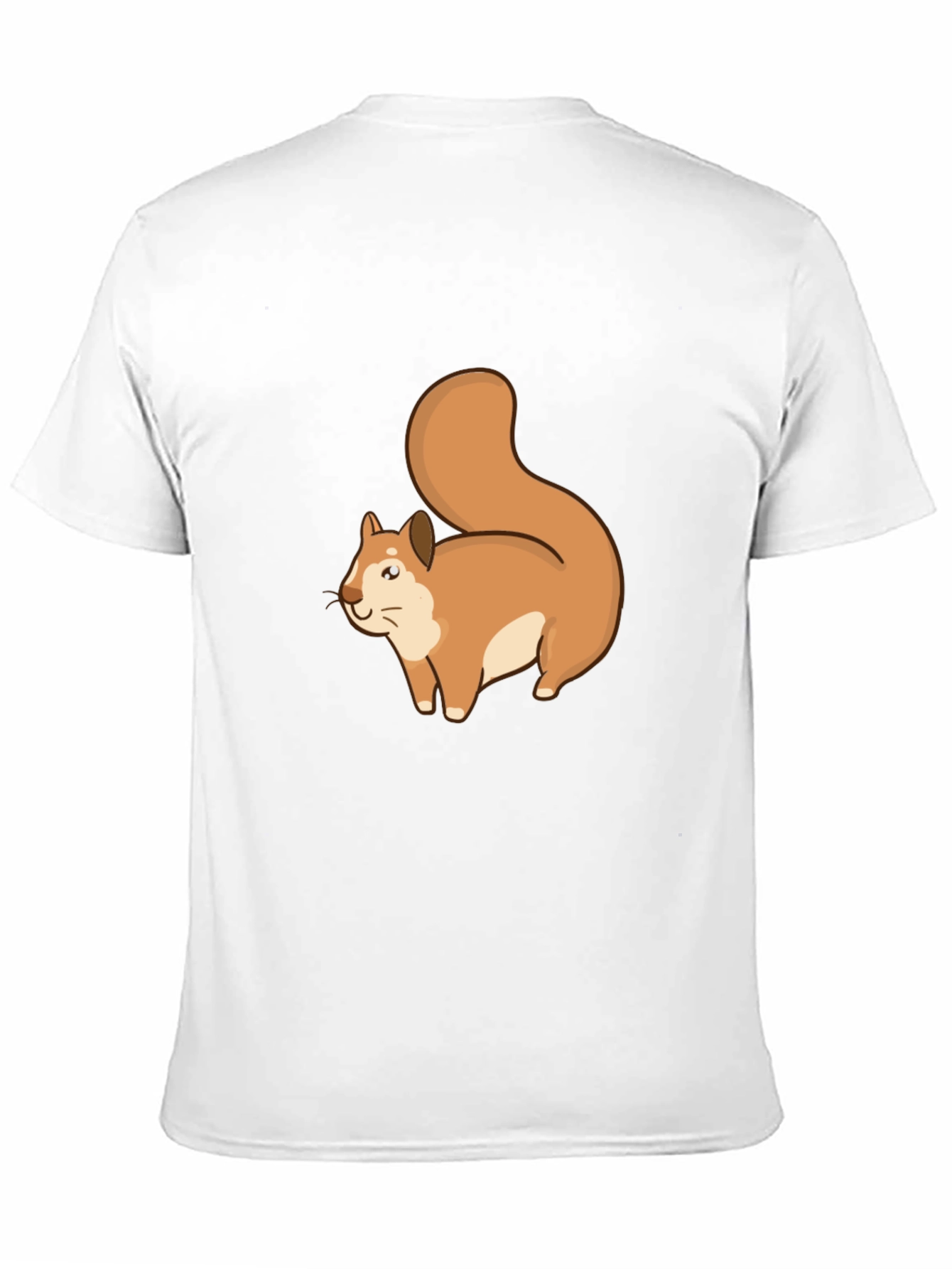 Squirrel Graphic Tee - Black Cotton T-Shirt