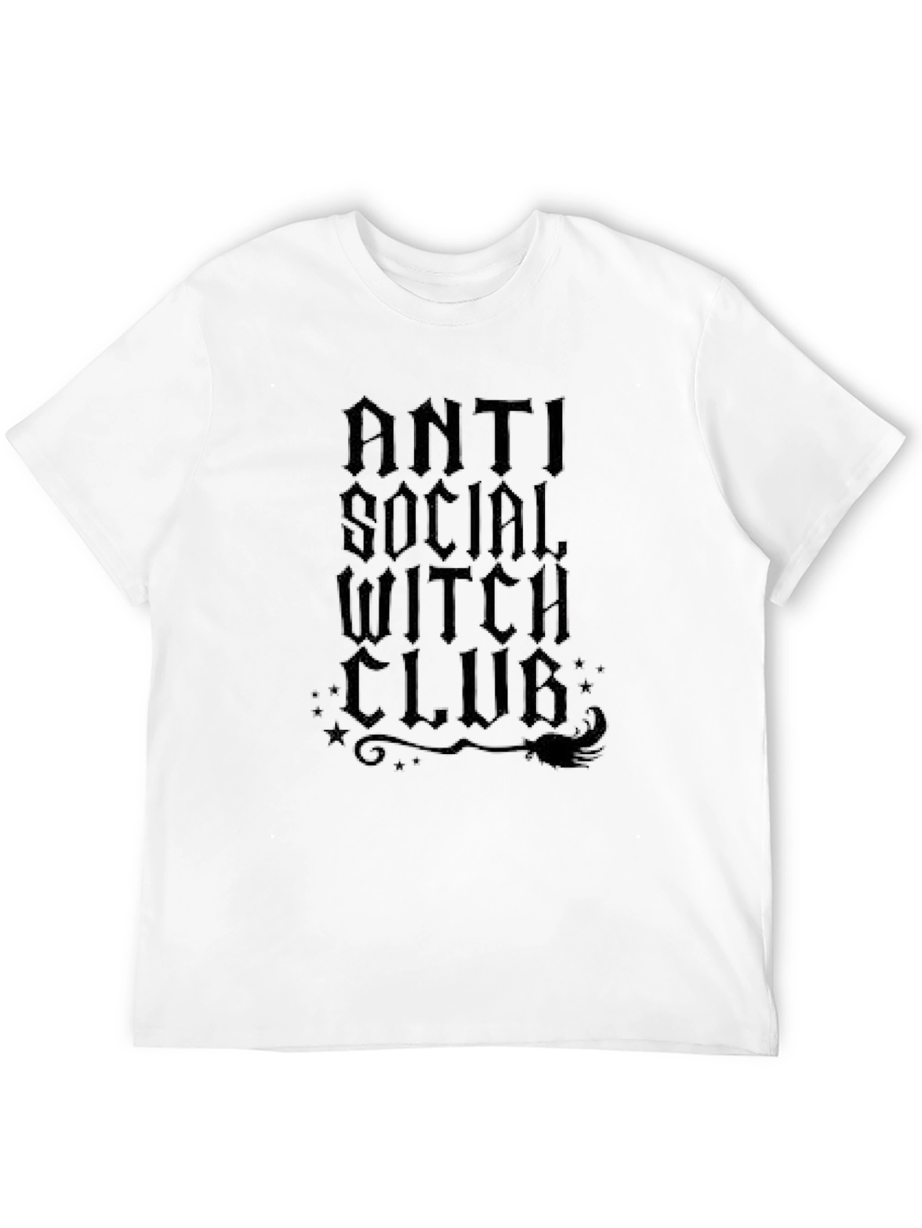 Anti Social Witch Club Black Graphic Tee