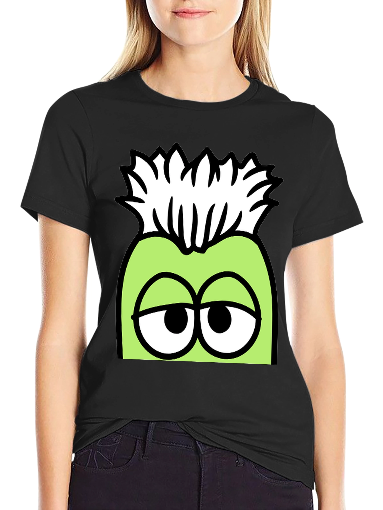 Funny Cartoon Character Graphic T-Shirt