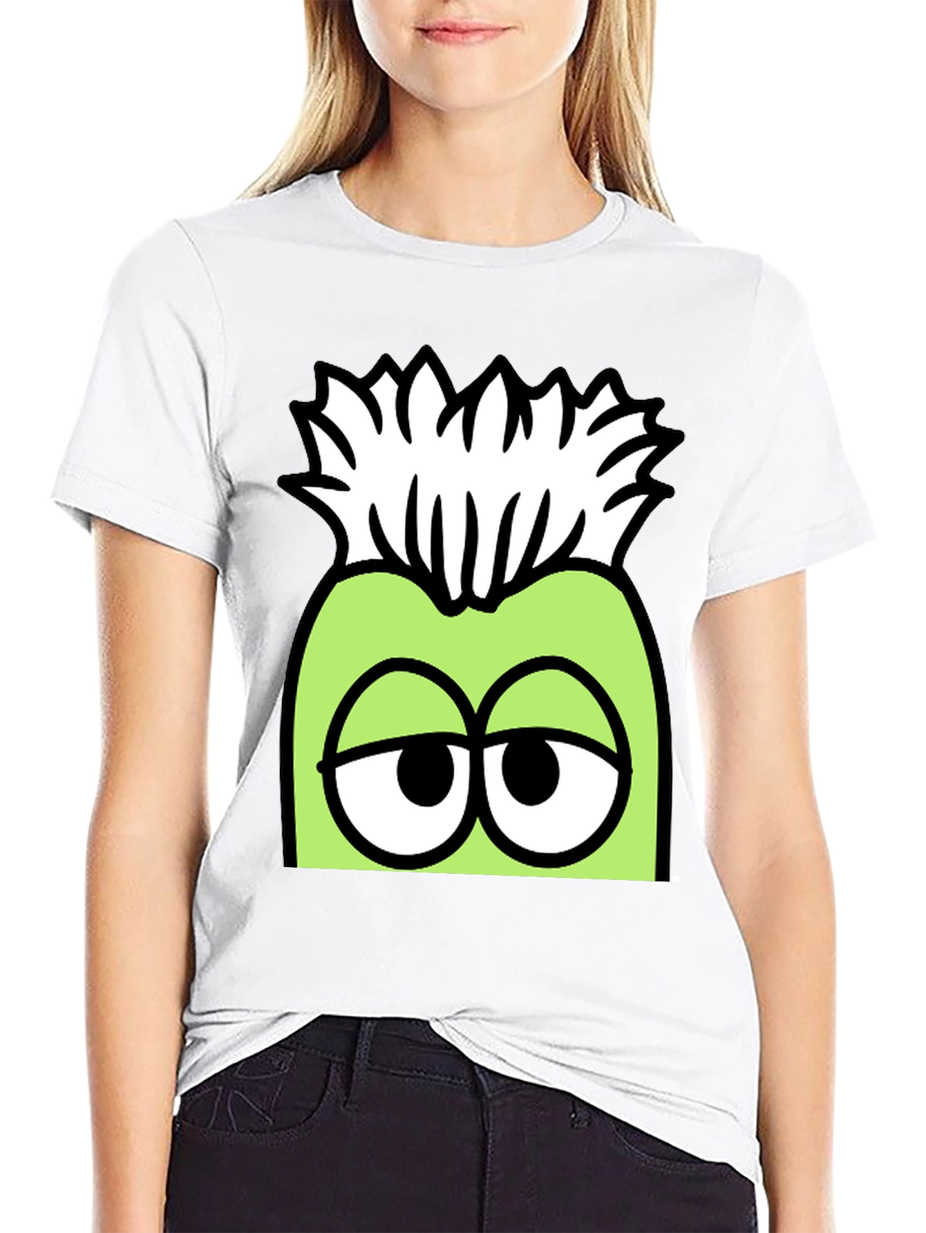 Funny Cartoon Character Graphic T-Shirt
