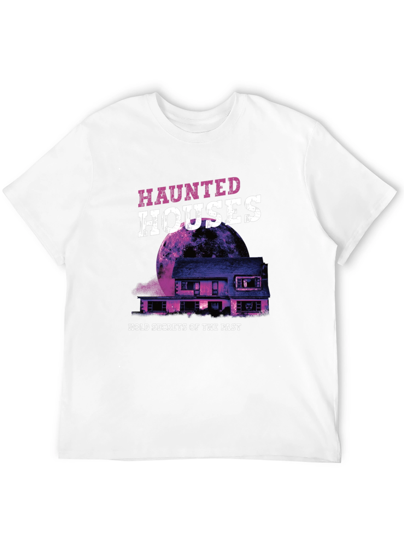 Haunted Houses Graphic Tee - Secrets of the Past