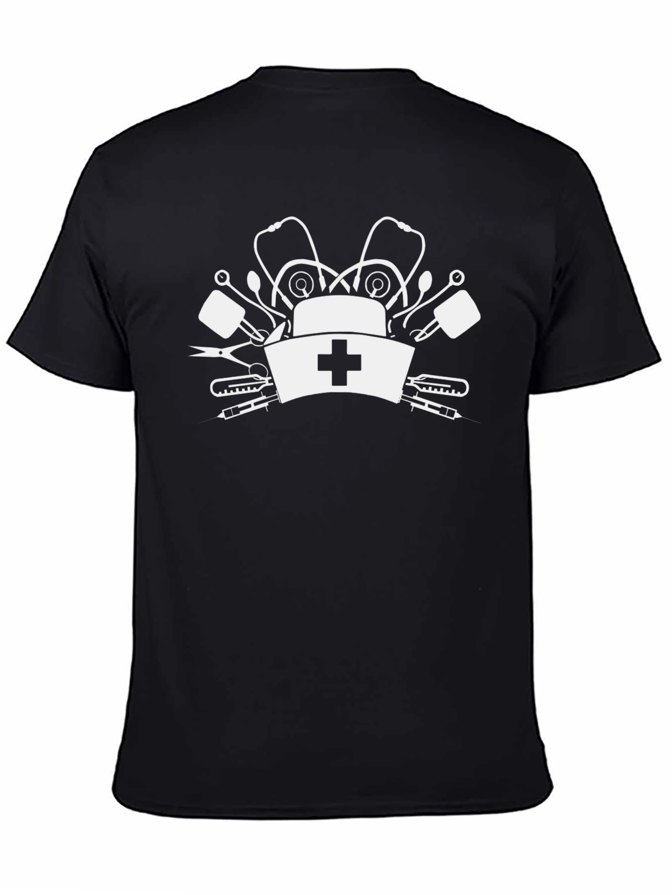 Nurse Medical Tee - Black Graphic T-Shirt