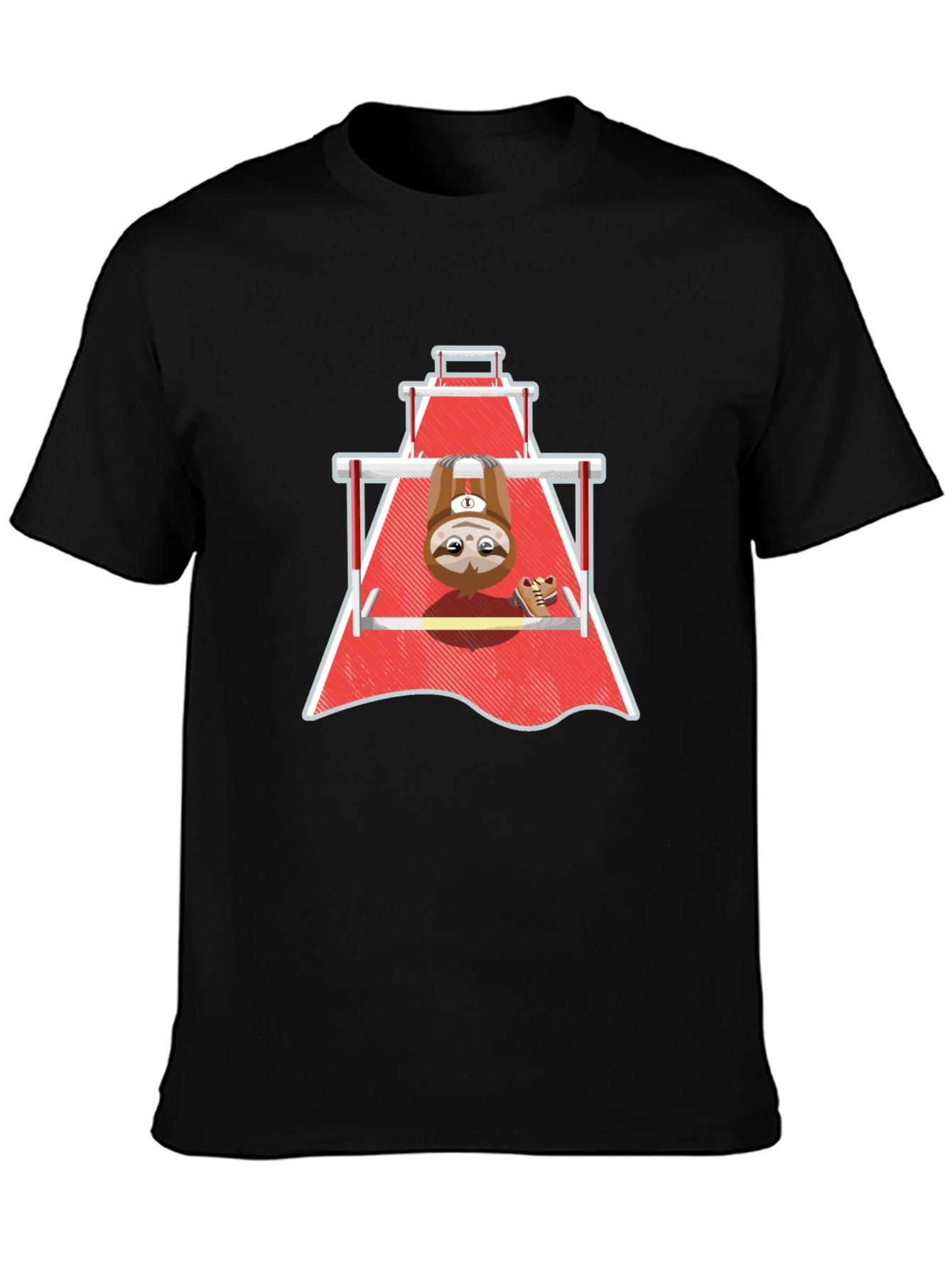 Sloth Gymnast T-Shirt - Funny Workout Tee