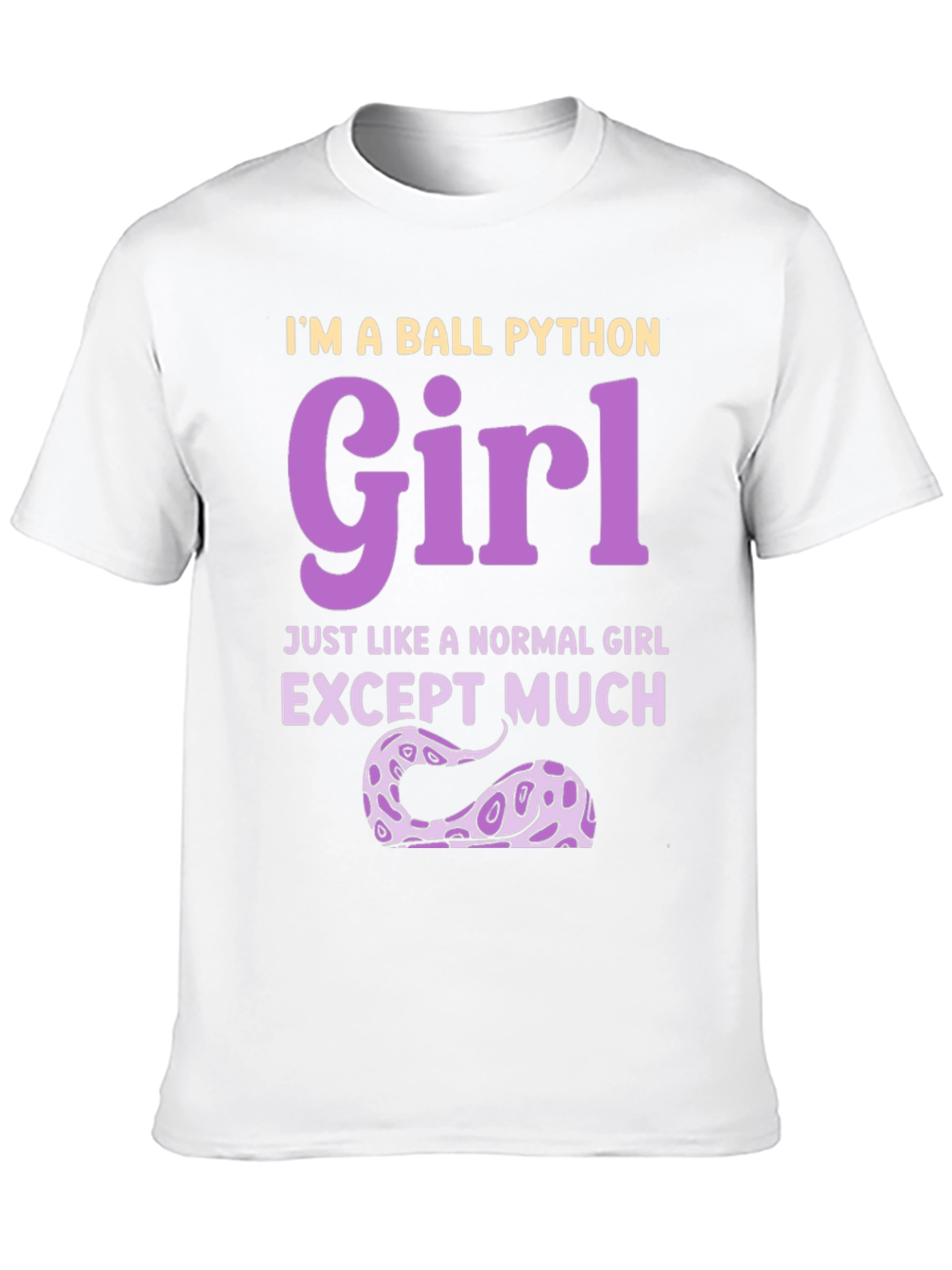 Ball Python Girl Graphic T-Shirt