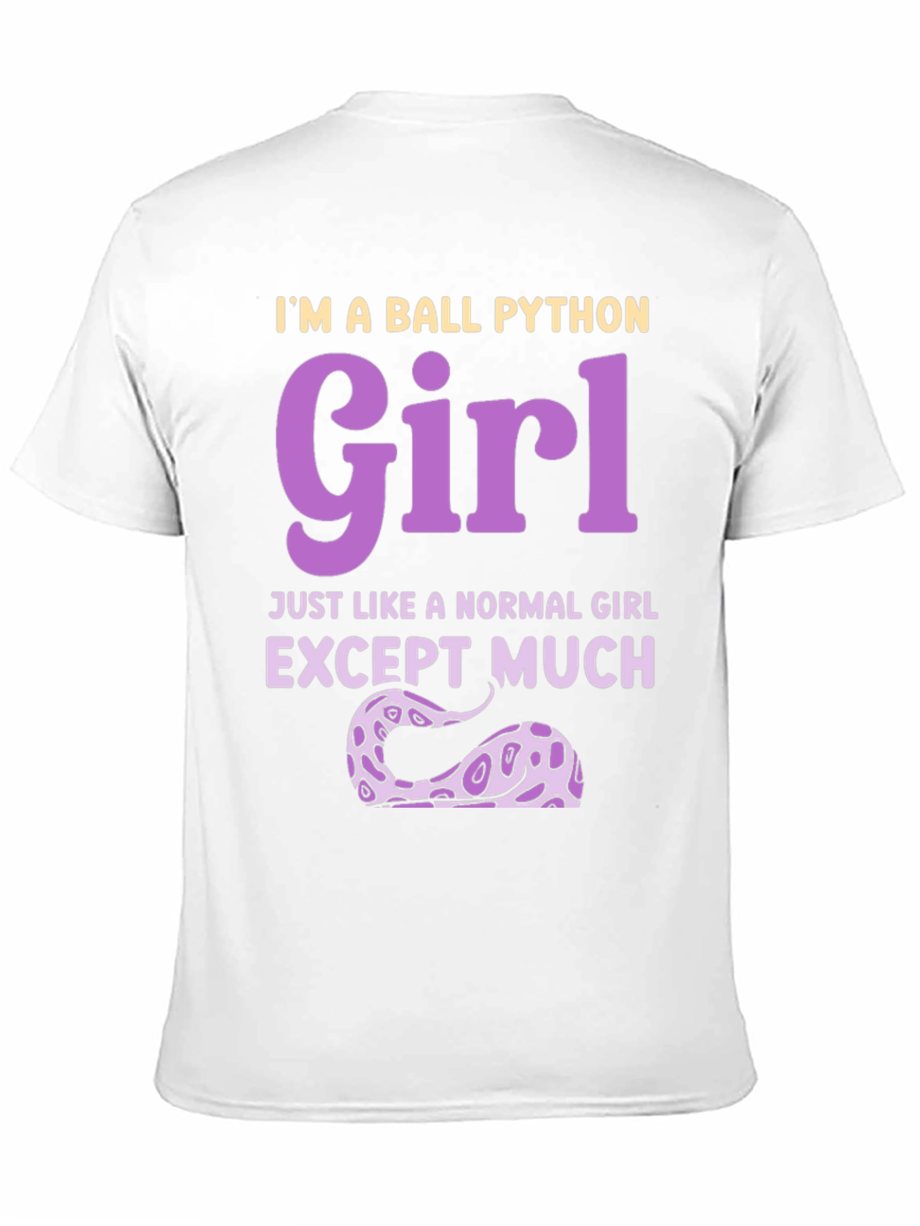 Ball Python Girl Graphic T-Shirt