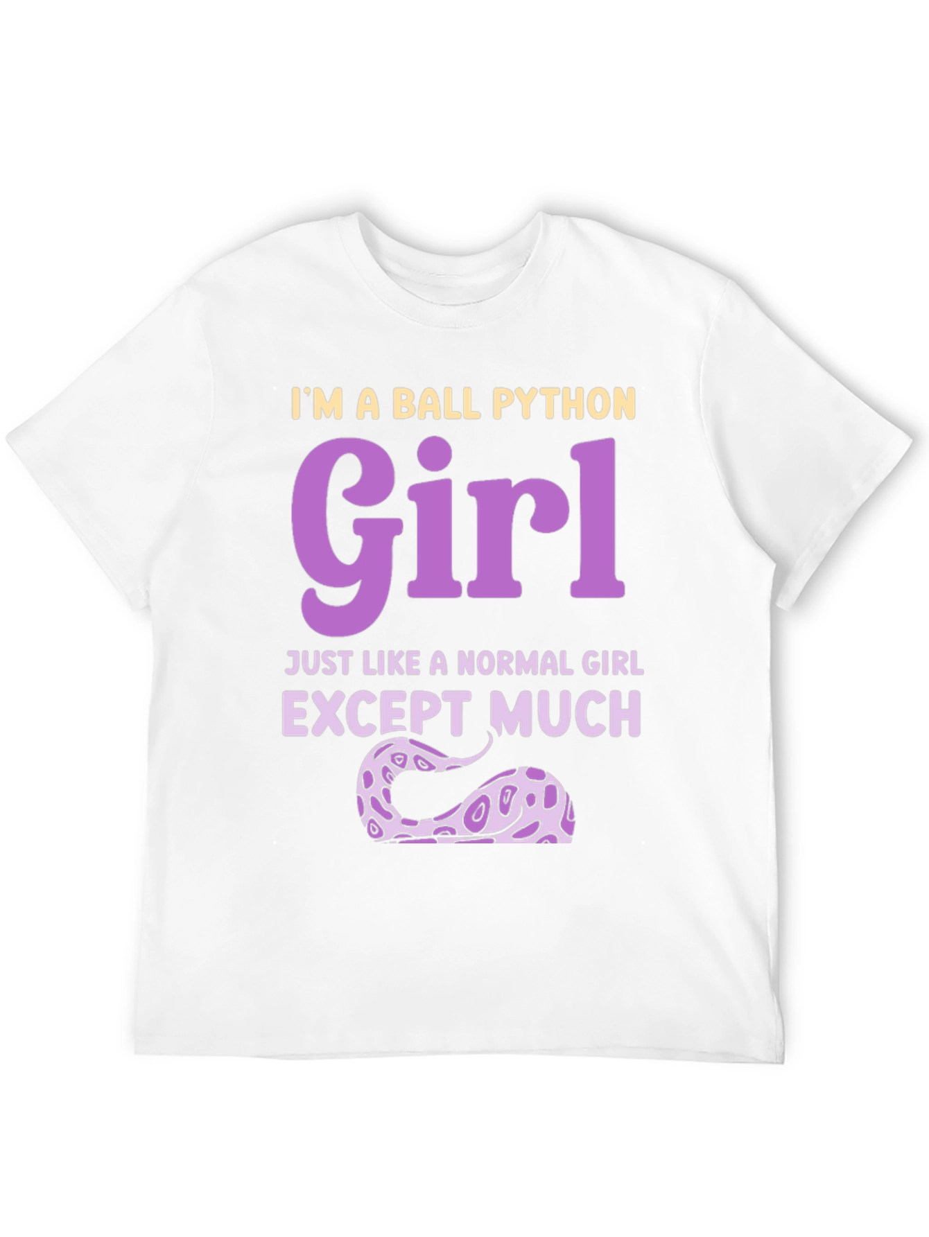 Ball Python Girl Graphic T-Shirt