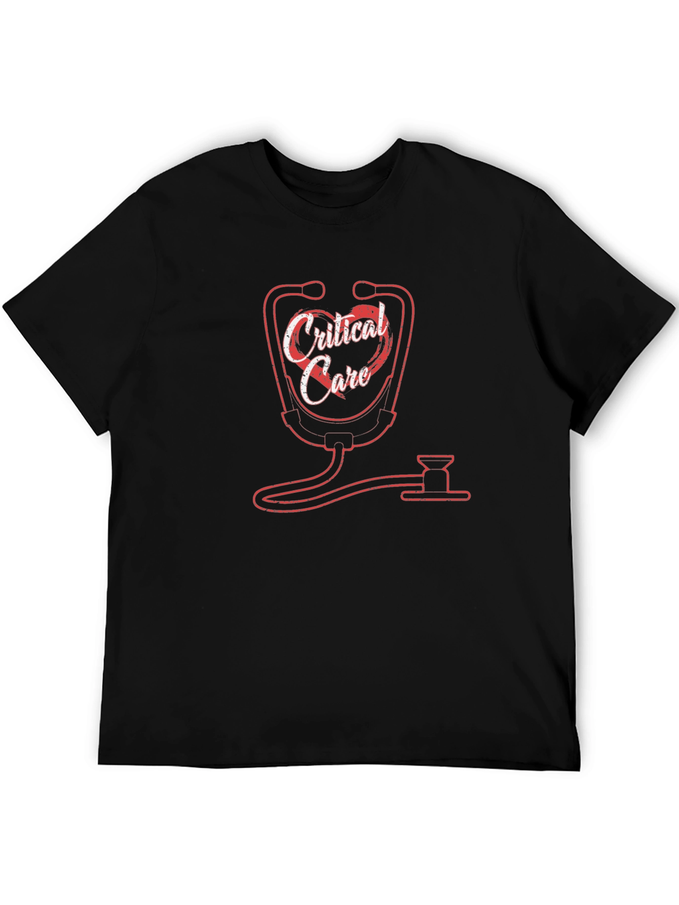 Critical Care Stethoscope Graphic T-Shirt