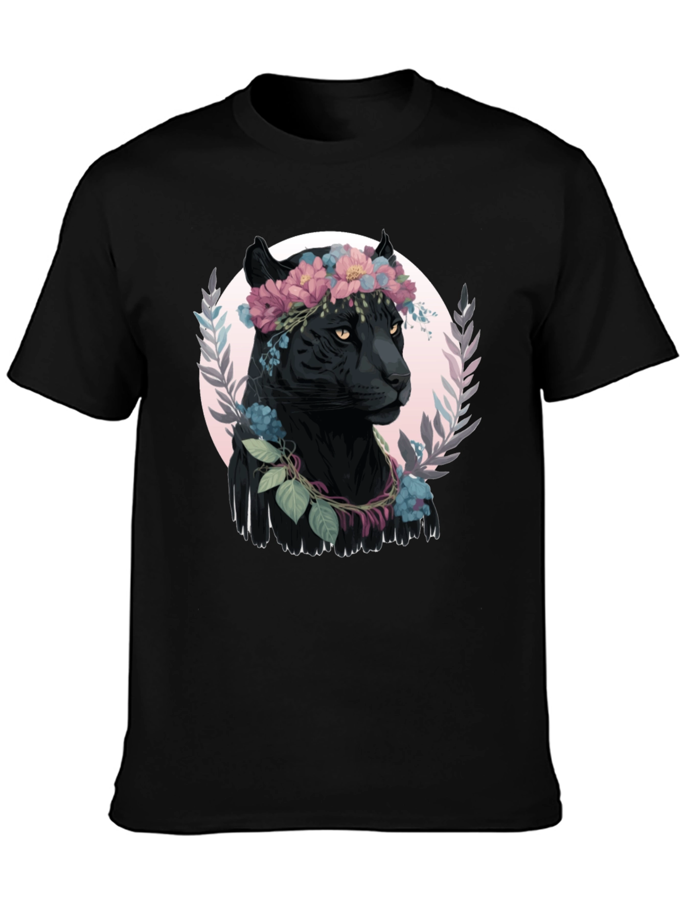 Floral Panther Graphic Tee