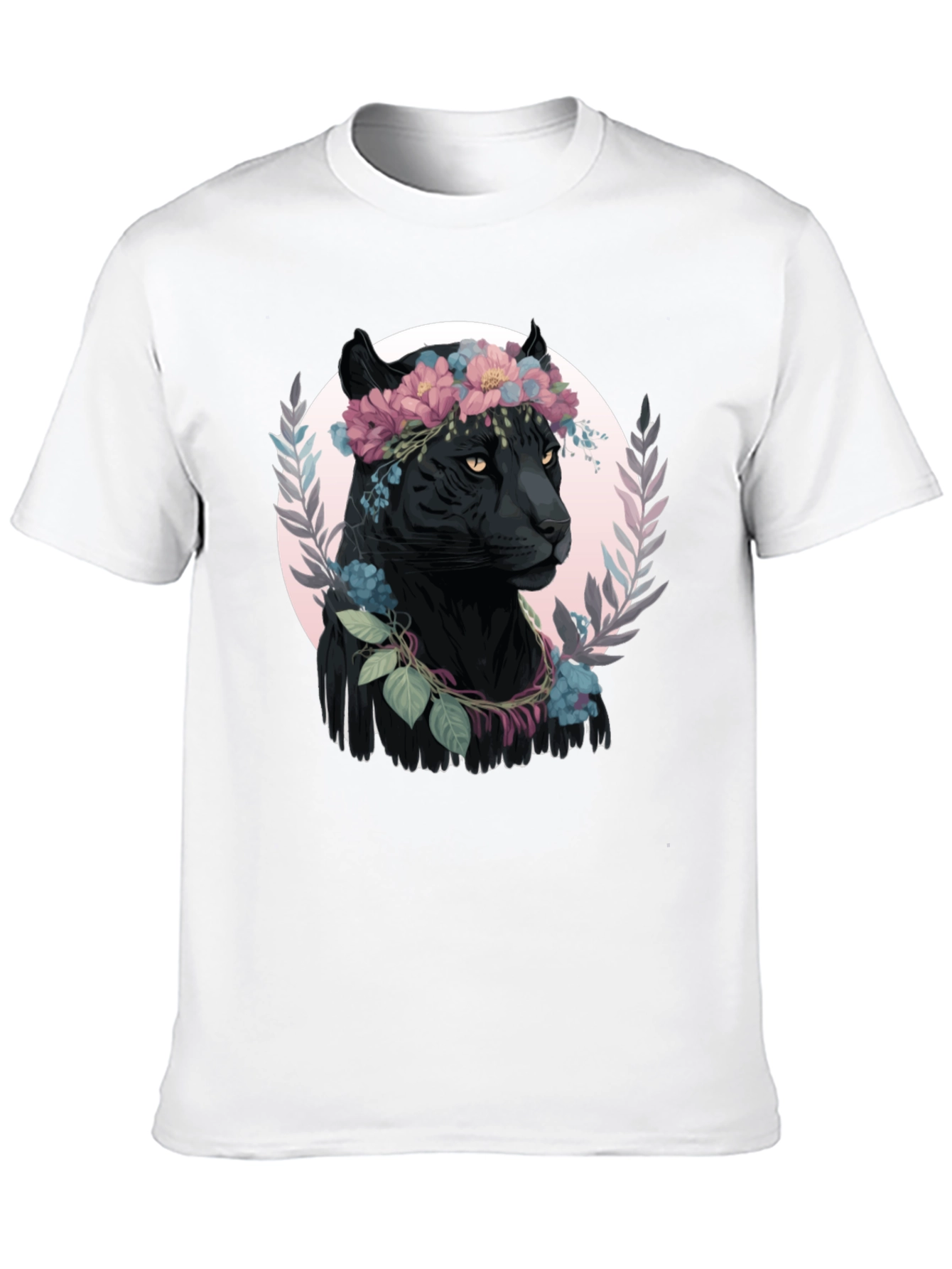 Floral Panther Graphic Tee