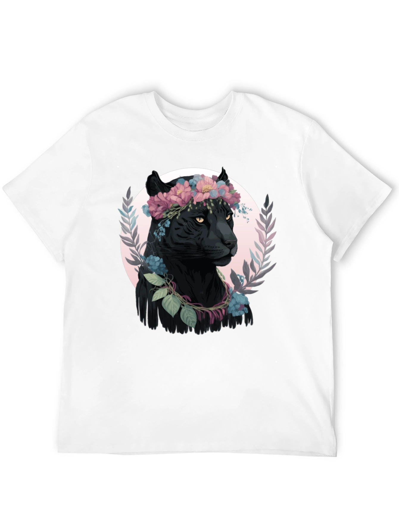 Floral Panther Graphic Tee