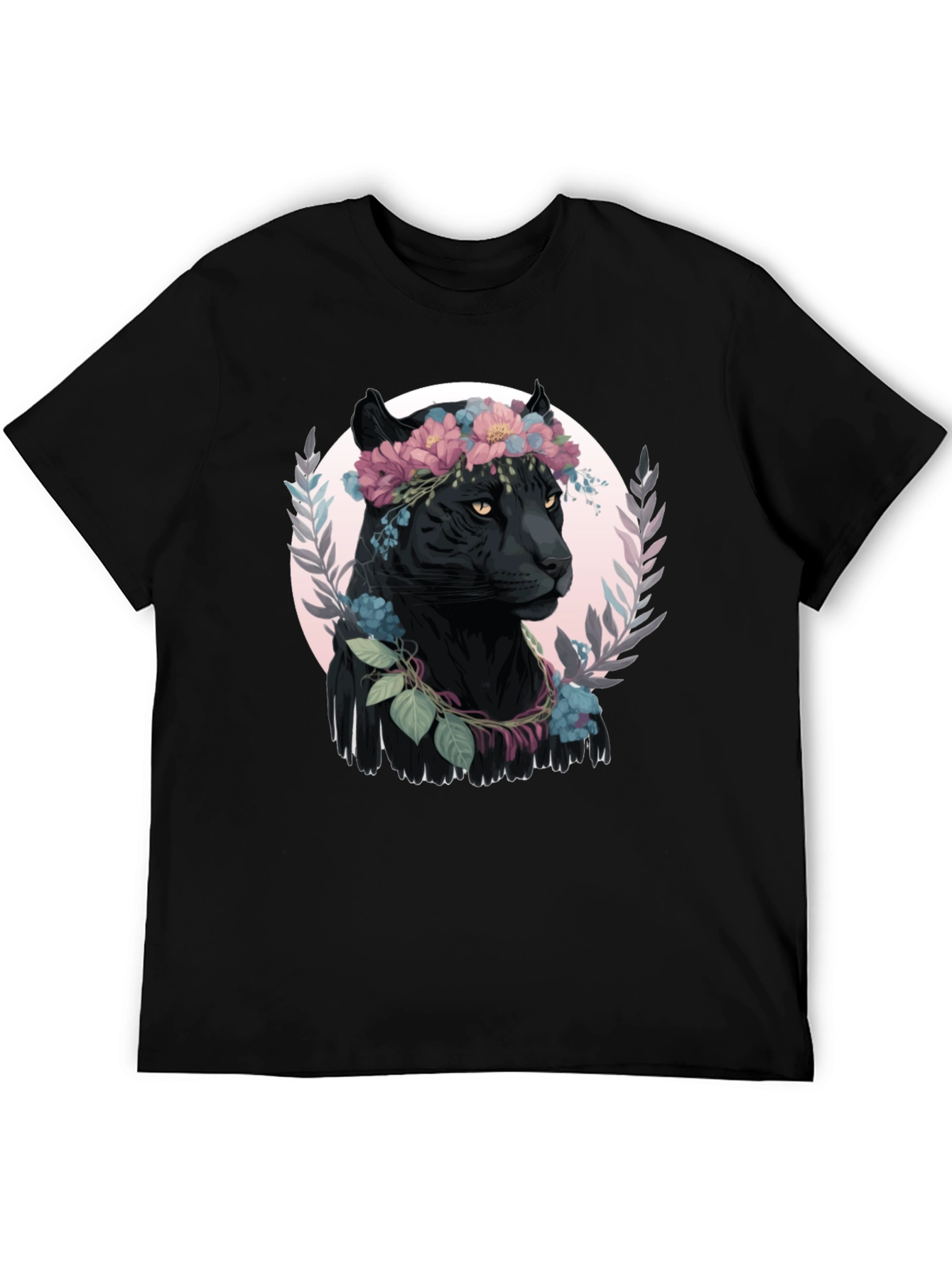 Floral Panther Graphic Tee