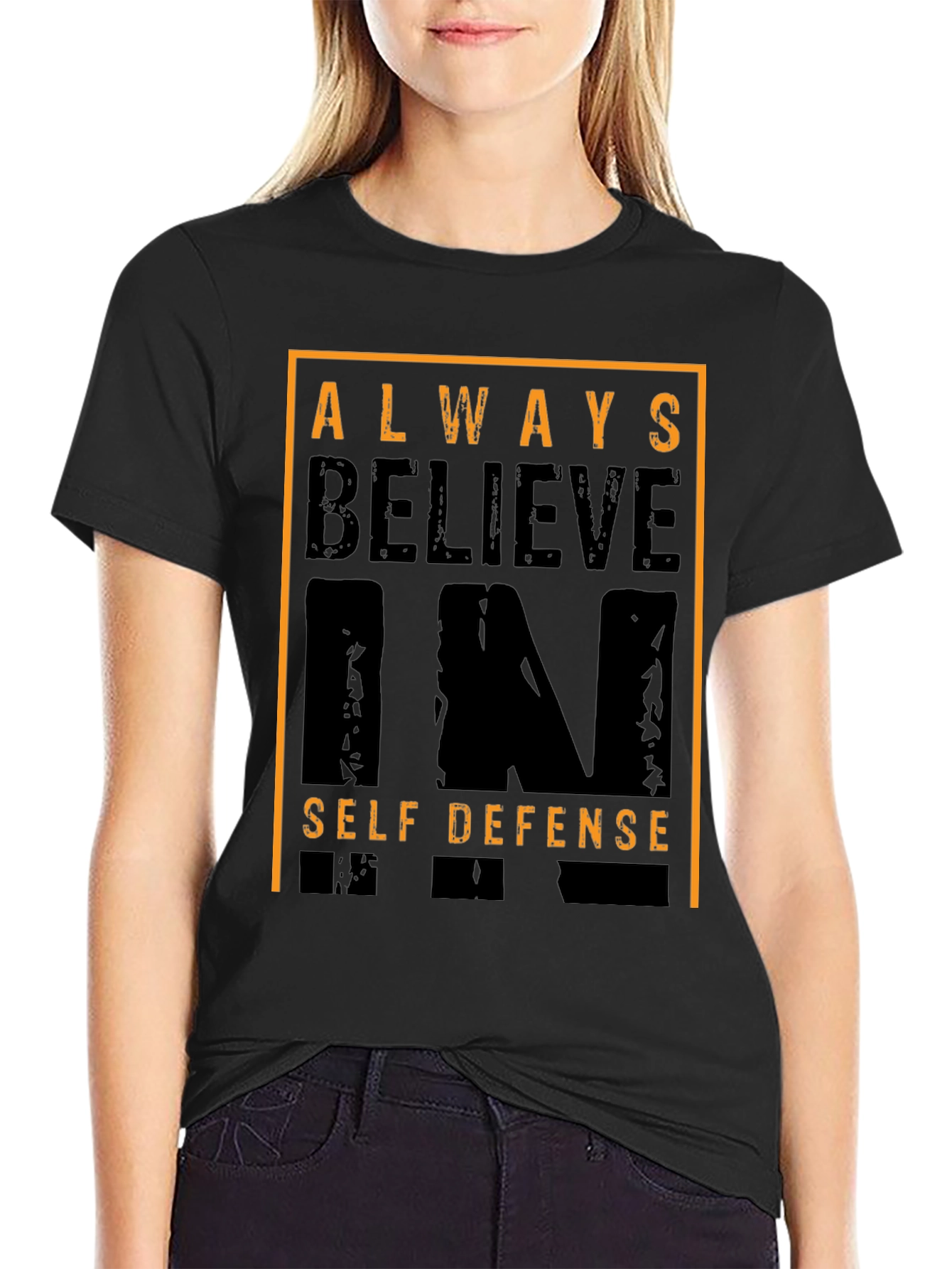 Always Believe in Self Defense Graphic Tee