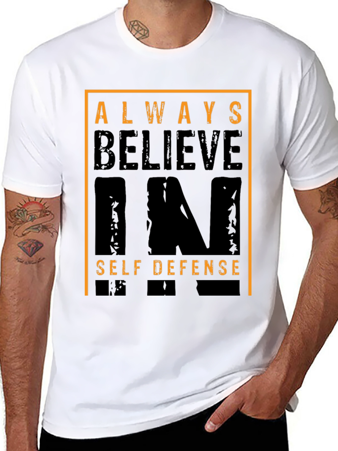 Always Believe in Self Defense Graphic Tee