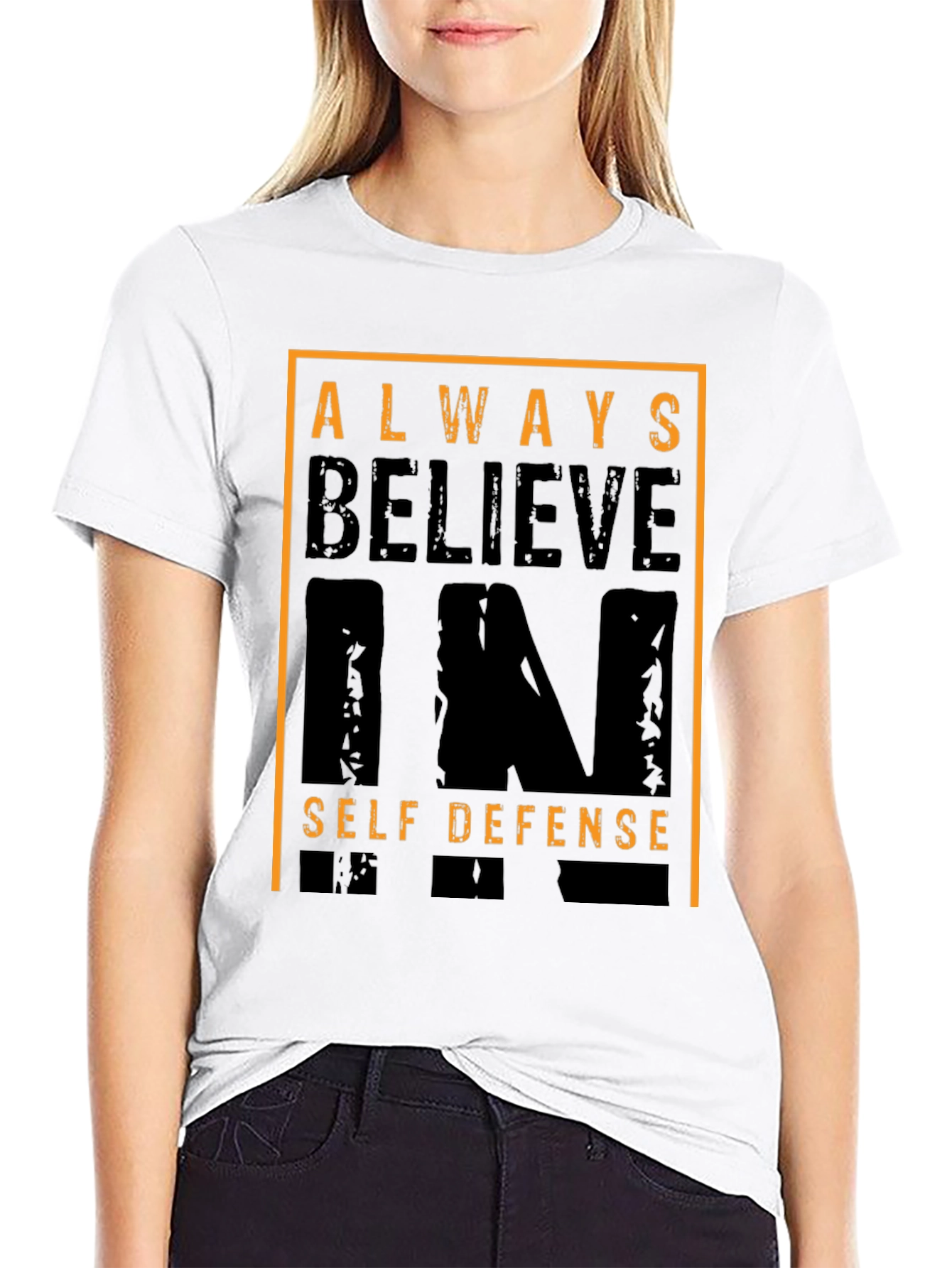Always Believe in Self Defense Graphic Tee