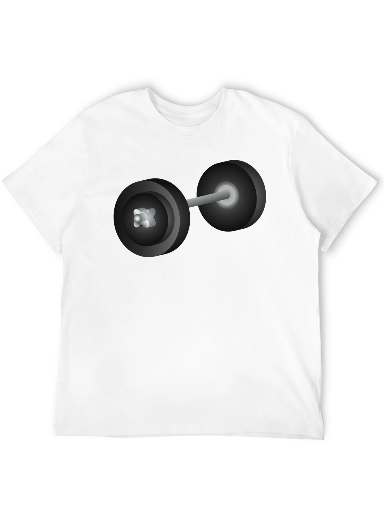 Fitness Graphic Tee - Weightlifting Design