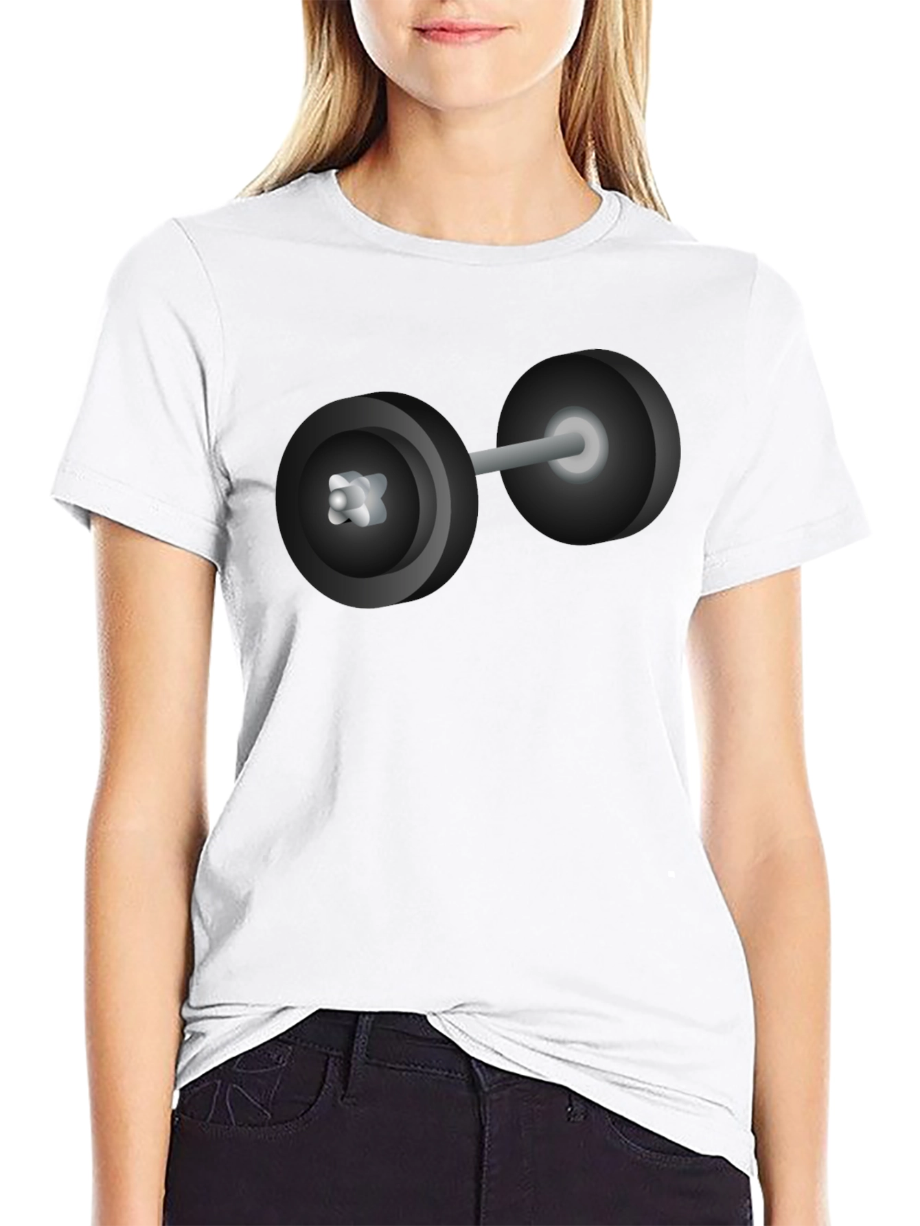 Fitness Graphic Tee - Weightlifting Design