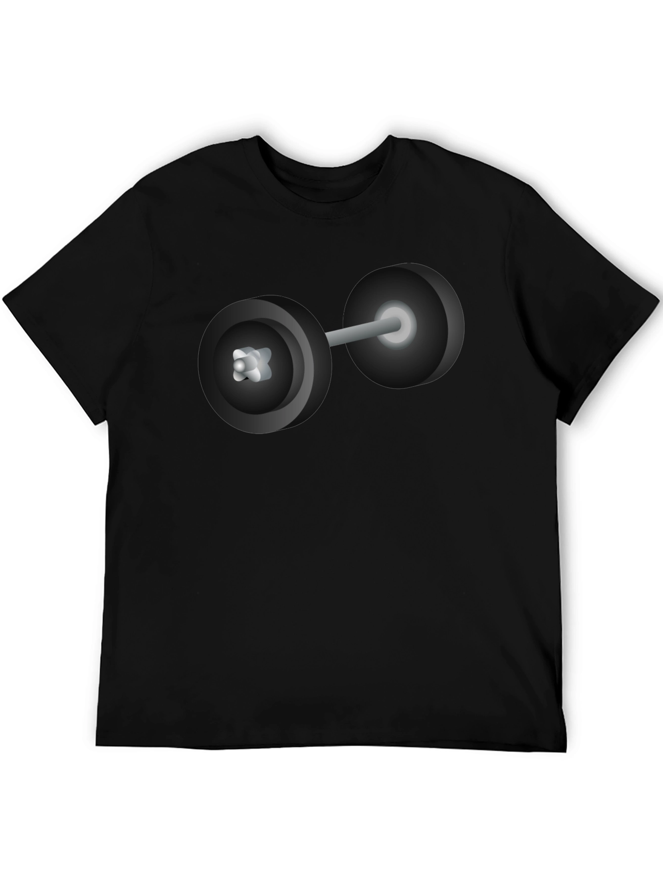 Fitness Graphic Tee - Weightlifting Design