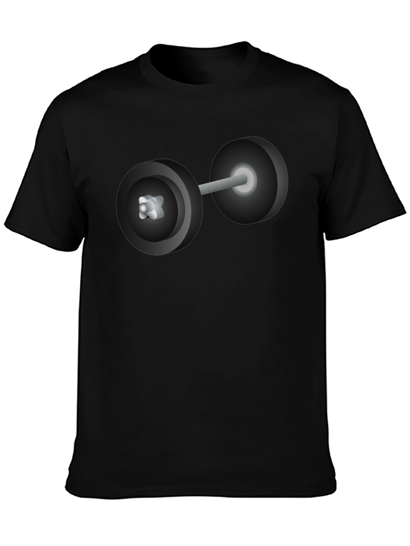 Fitness Graphic Tee - Weightlifting Design