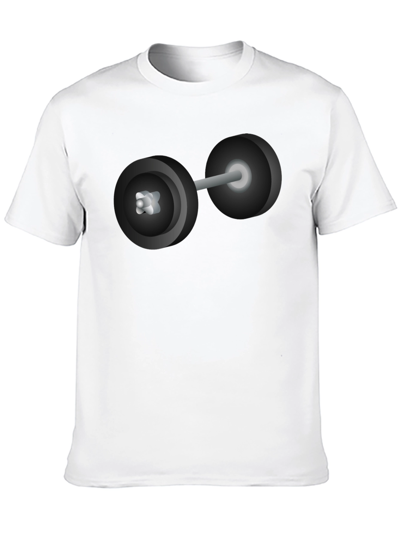 Fitness Graphic Tee - Weightlifting Design