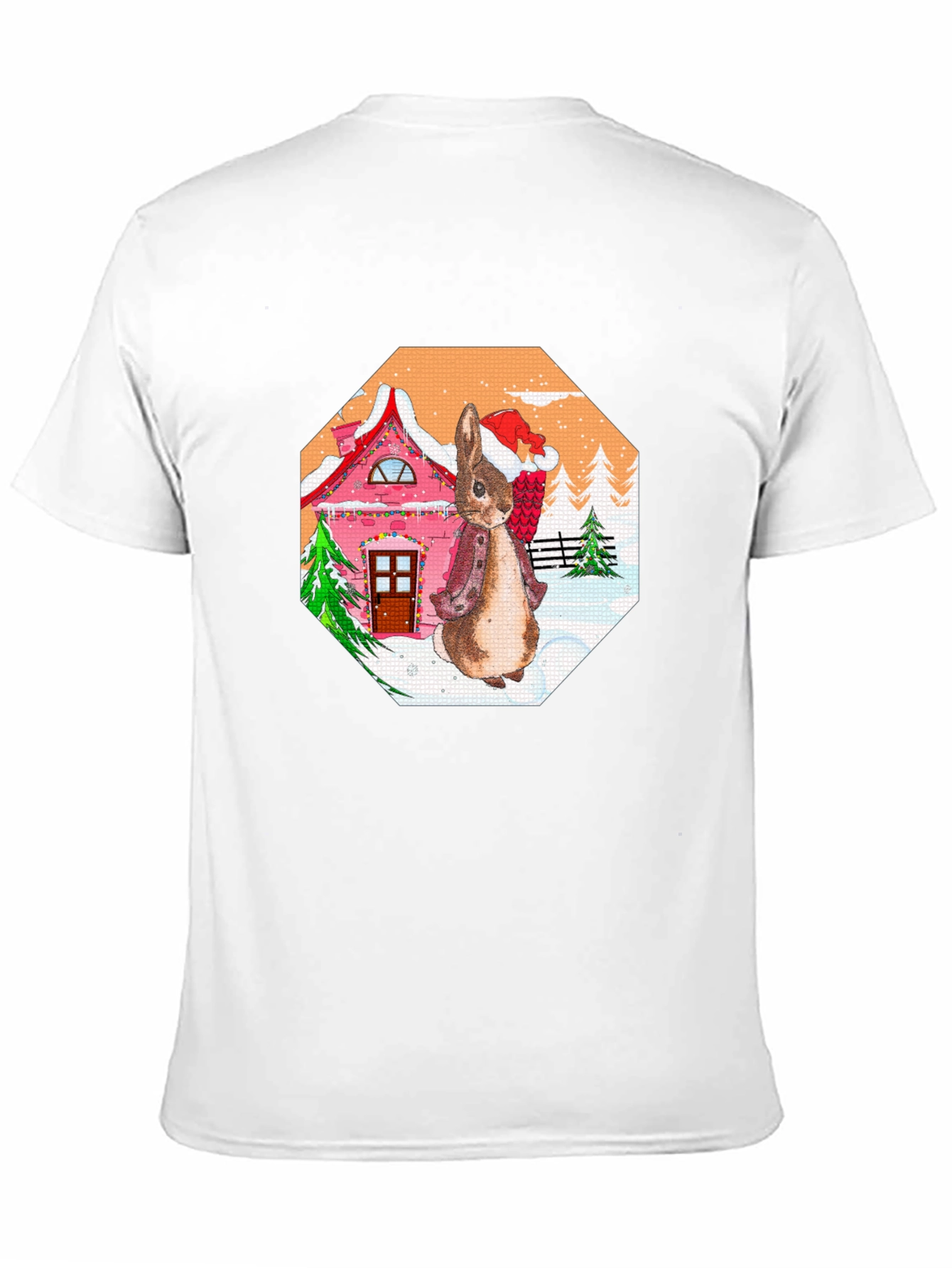 Festive Rabbit Christmas T-Shirt