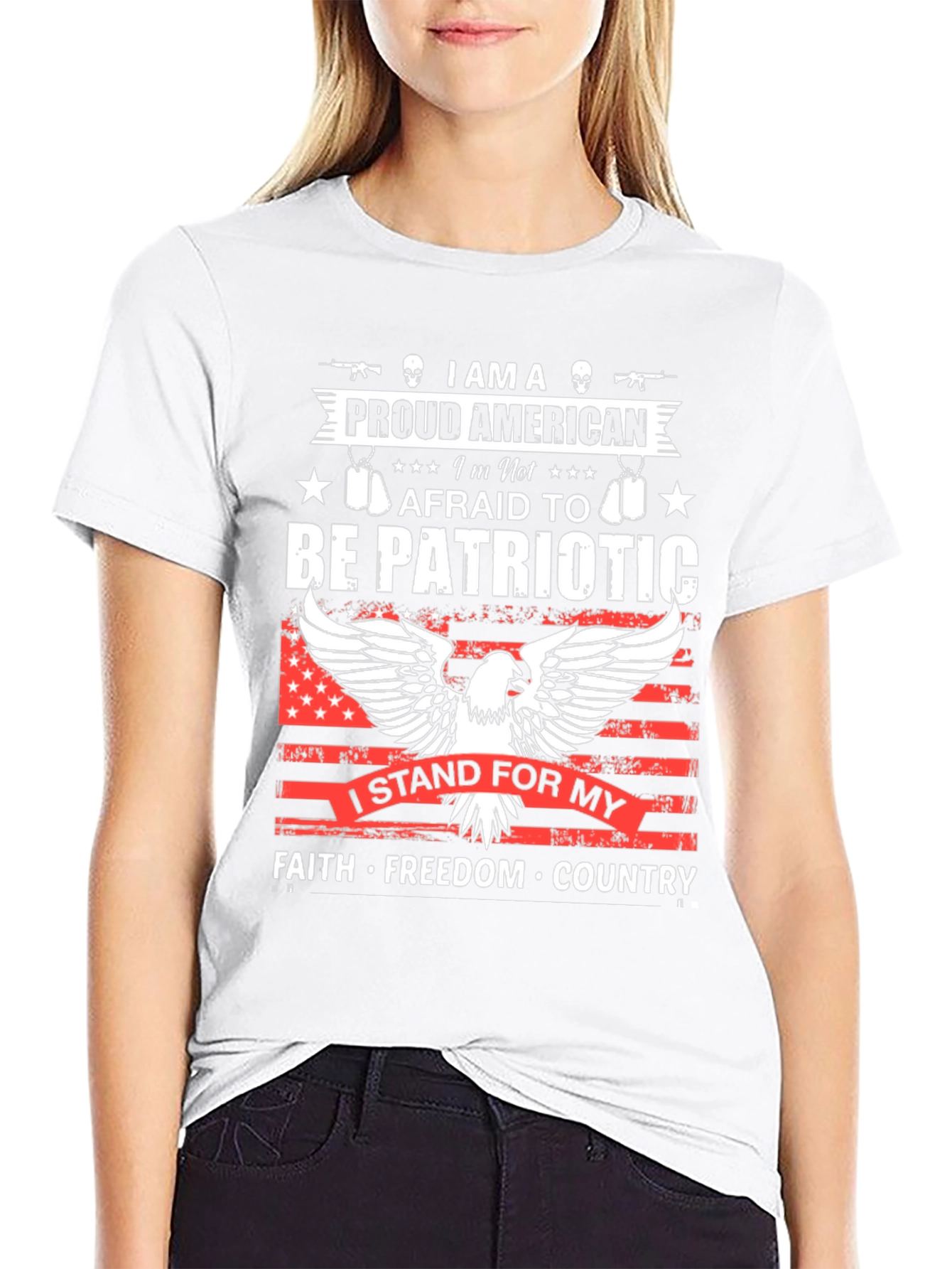Patriotic American Graphic T-Shirt