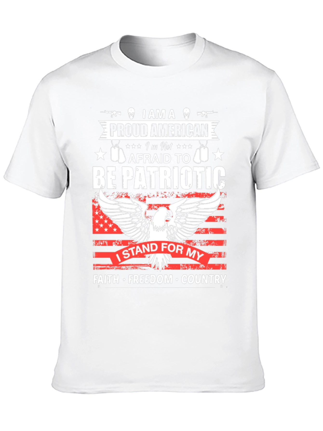 Patriotic American Graphic T-Shirt
