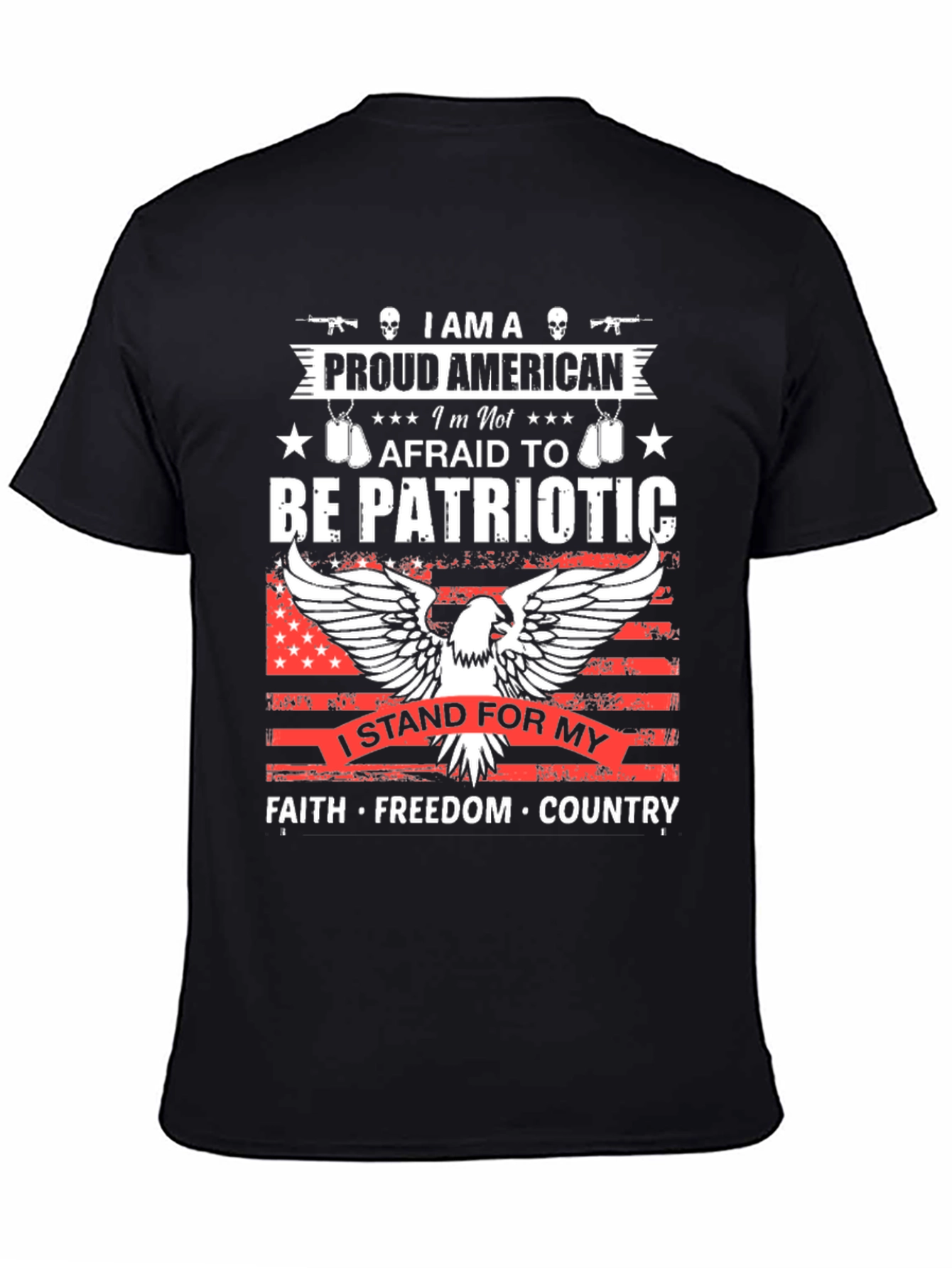 Patriotic American Graphic T-Shirt