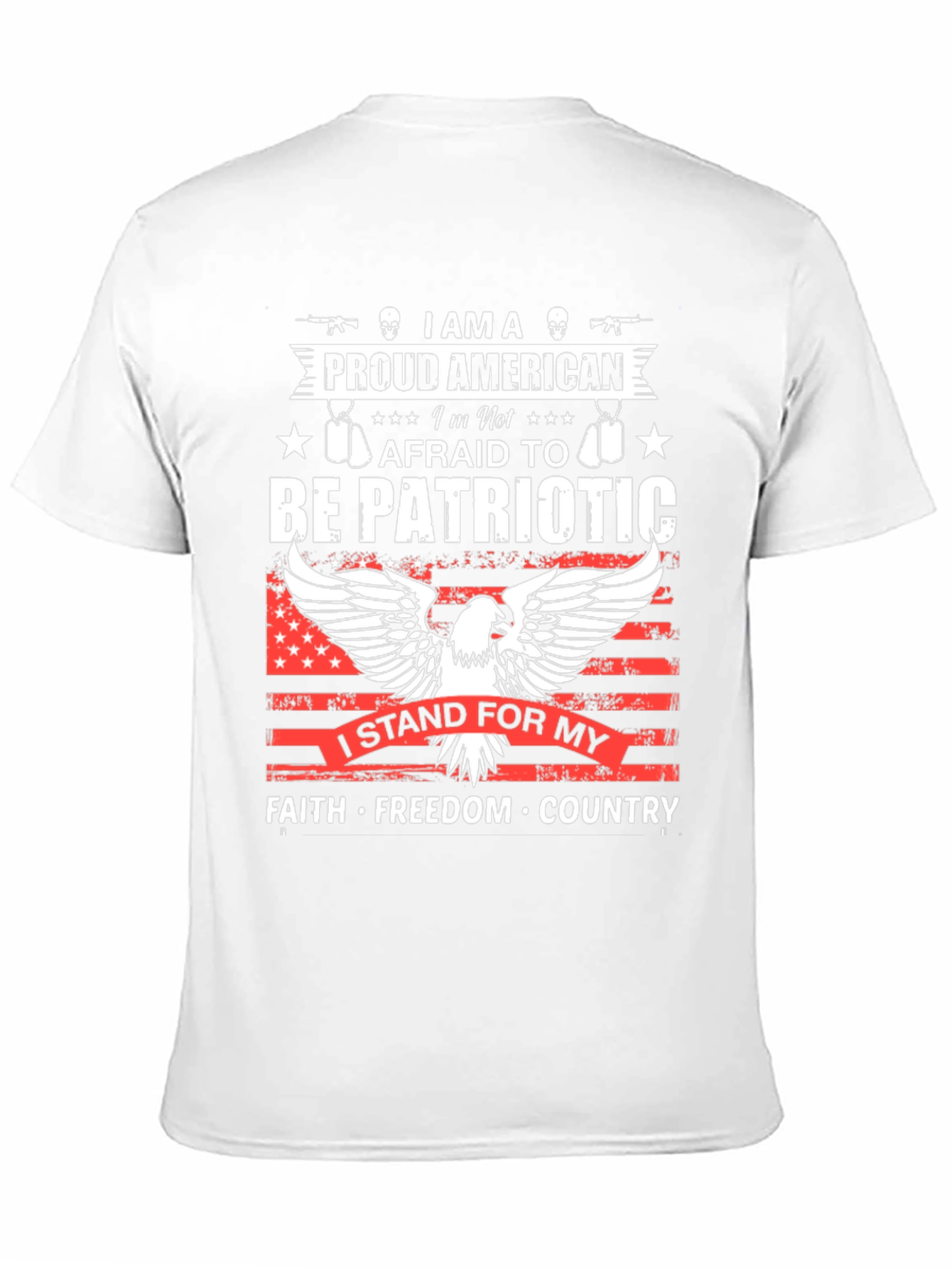 Patriotic American Graphic T-Shirt