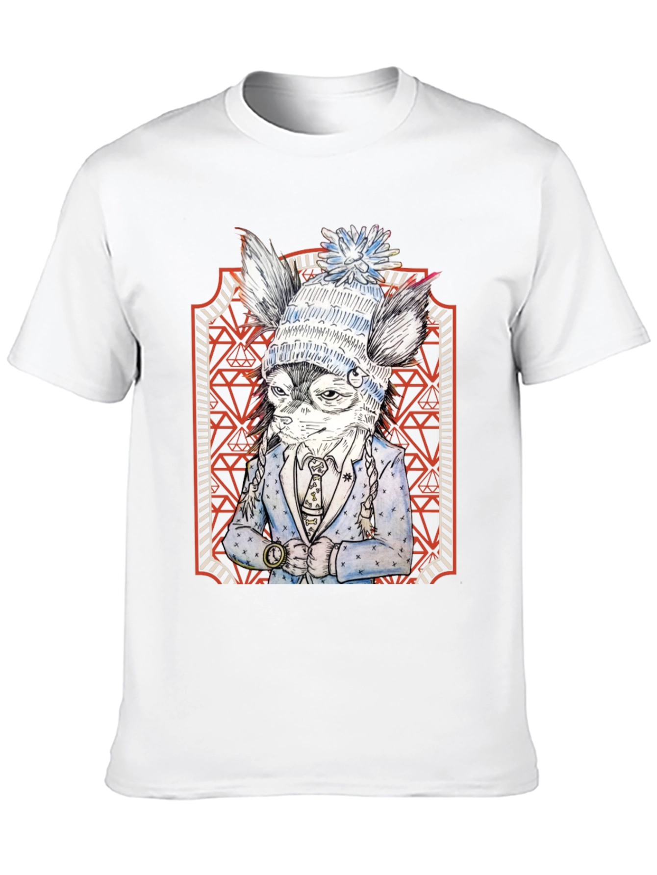 Stylish Animal Print Graphic Tee