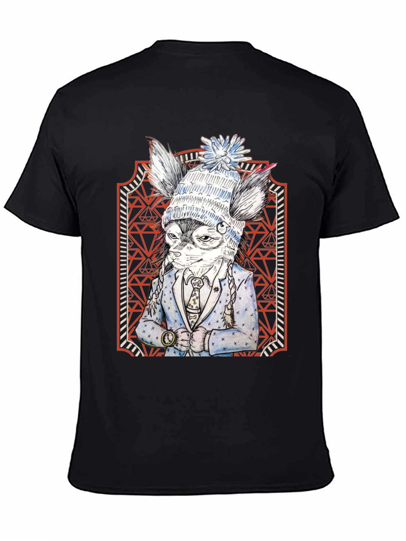 Stylish Animal Print Graphic Tee