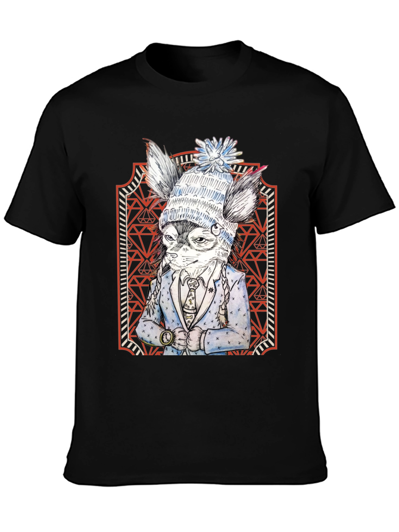 Stylish Animal Print Graphic Tee