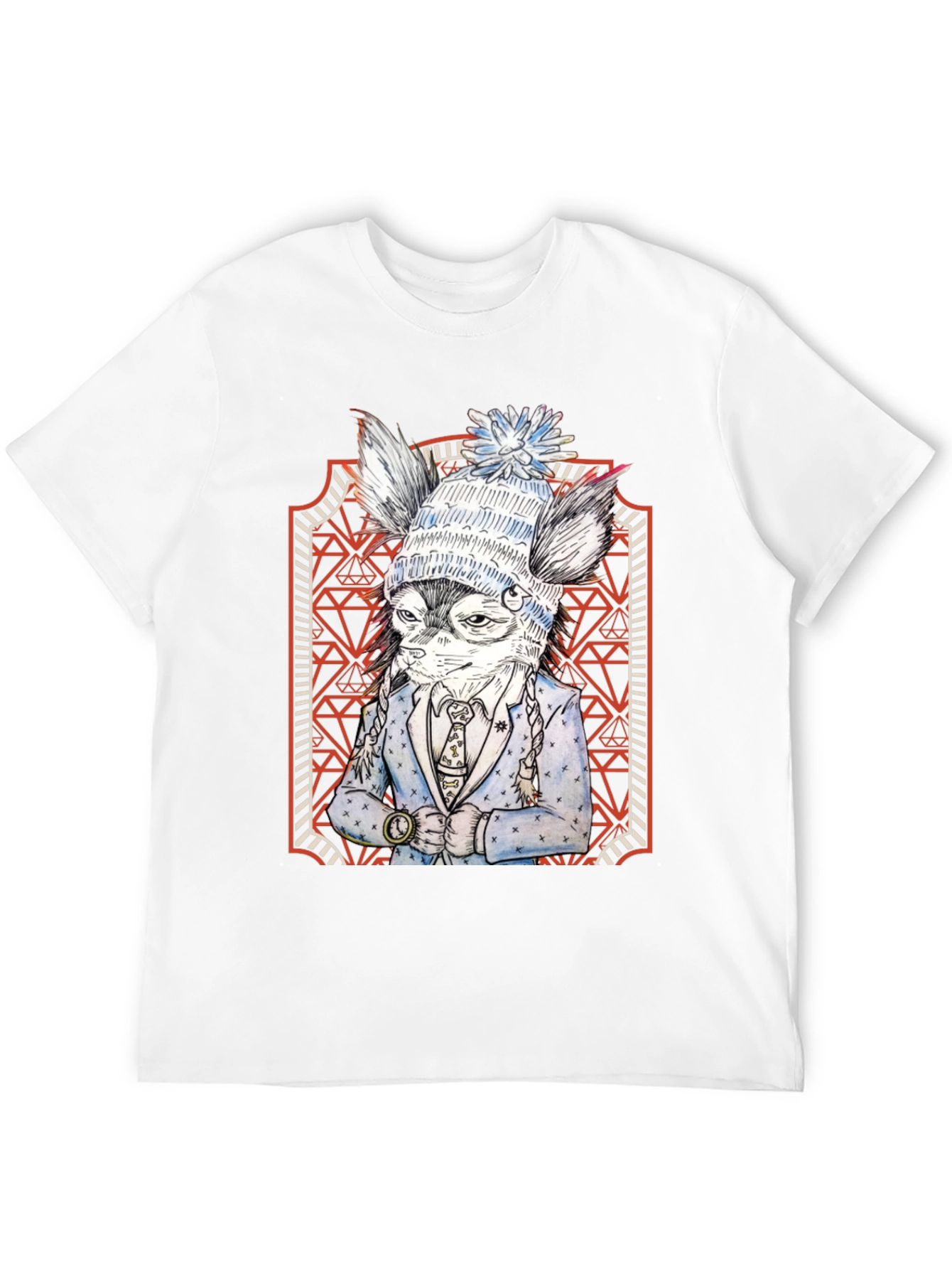 Stylish Animal Print Graphic Tee