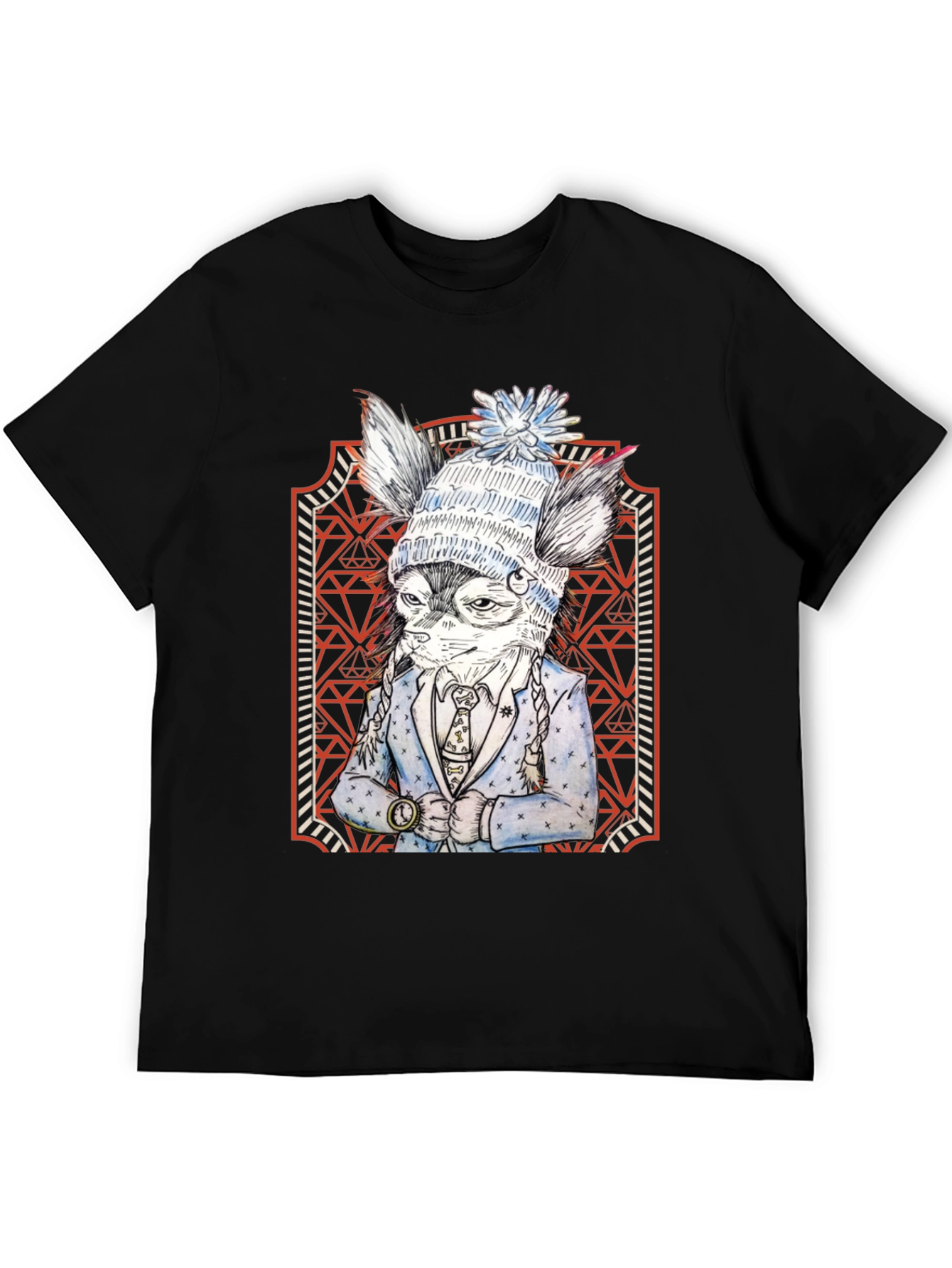 Stylish Animal Print Graphic Tee