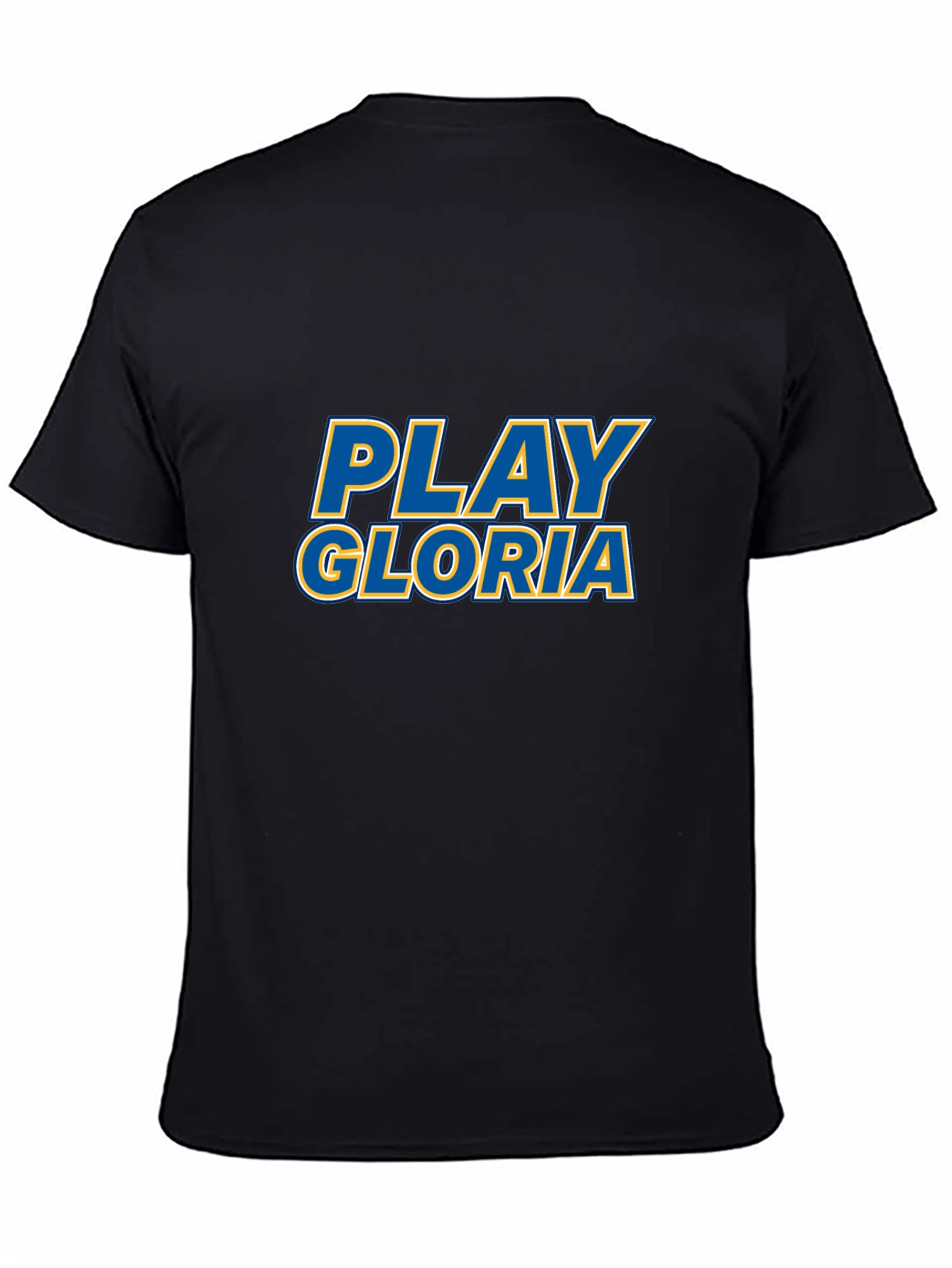 Play Gloria Graphic Tee - Black Cotton T-Shirt
