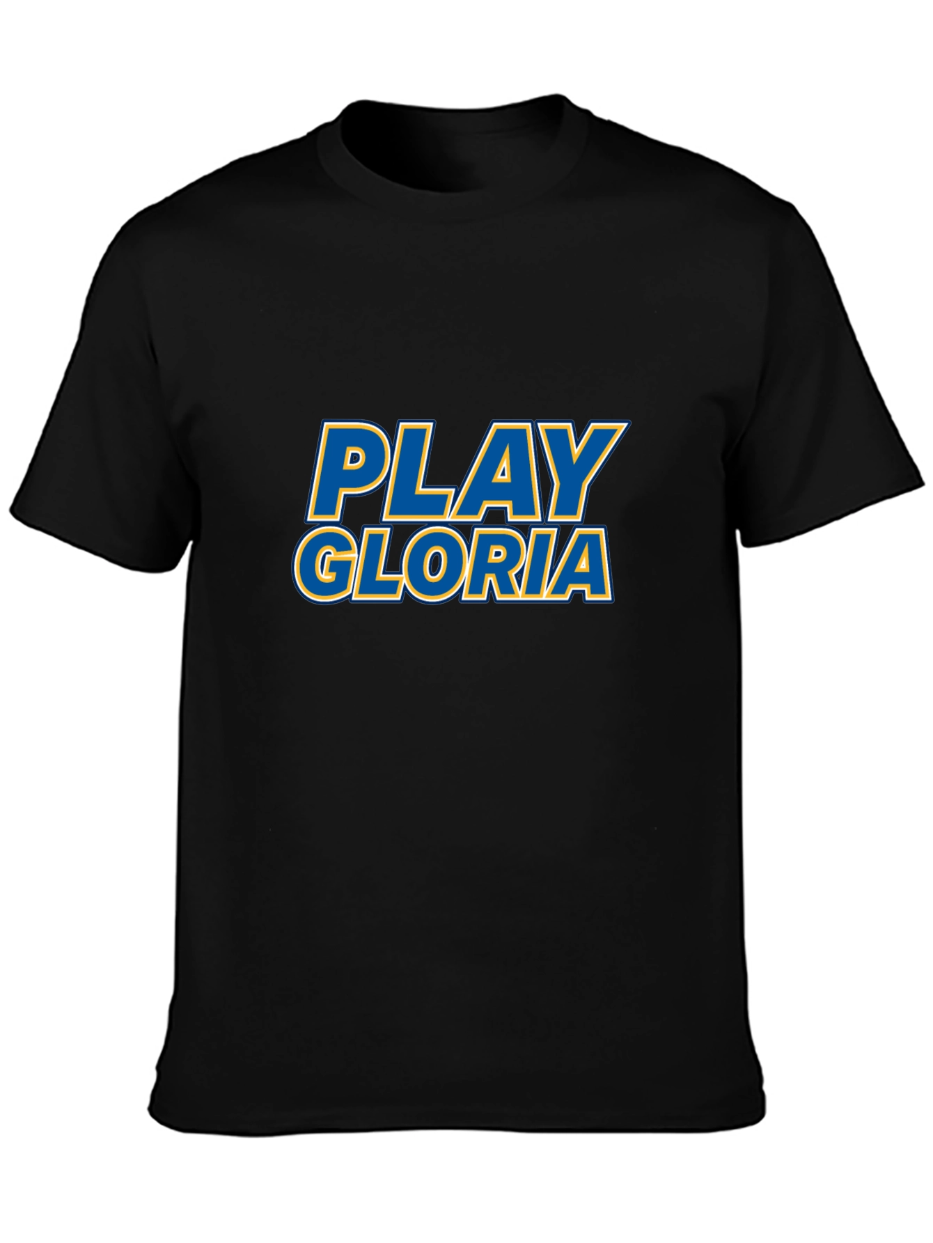 Play Gloria Graphic Tee - Black Cotton T-Shirt