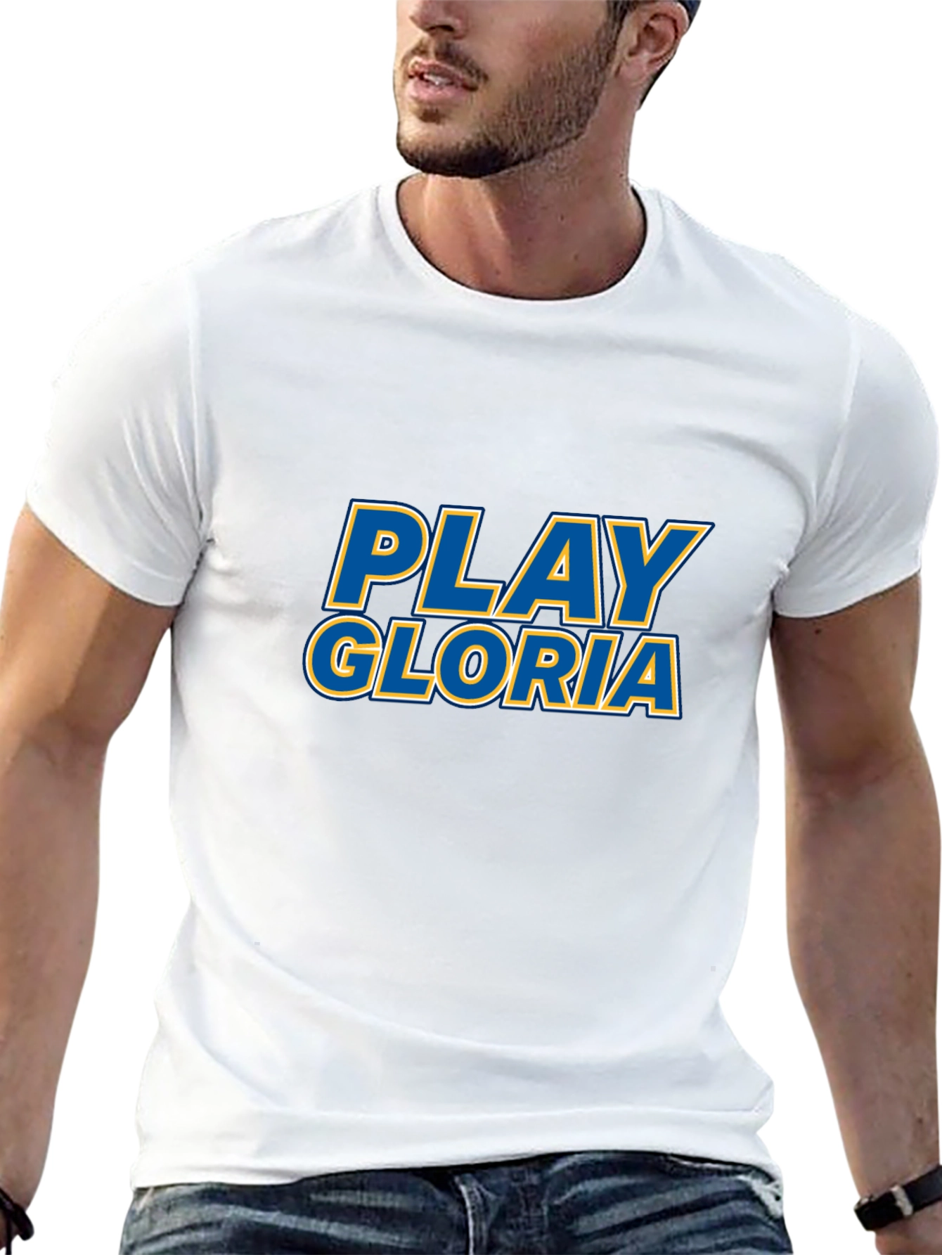 Play Gloria Graphic Tee - Black Cotton T-Shirt