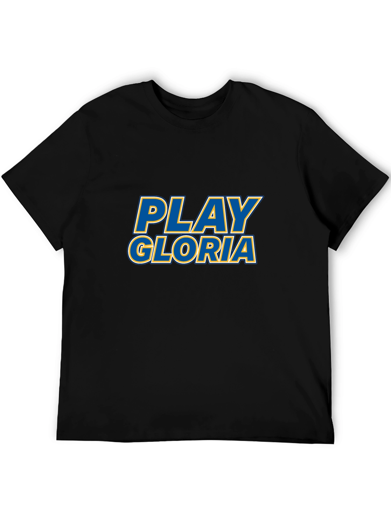Play Gloria Graphic Tee - Black Cotton T-Shirt