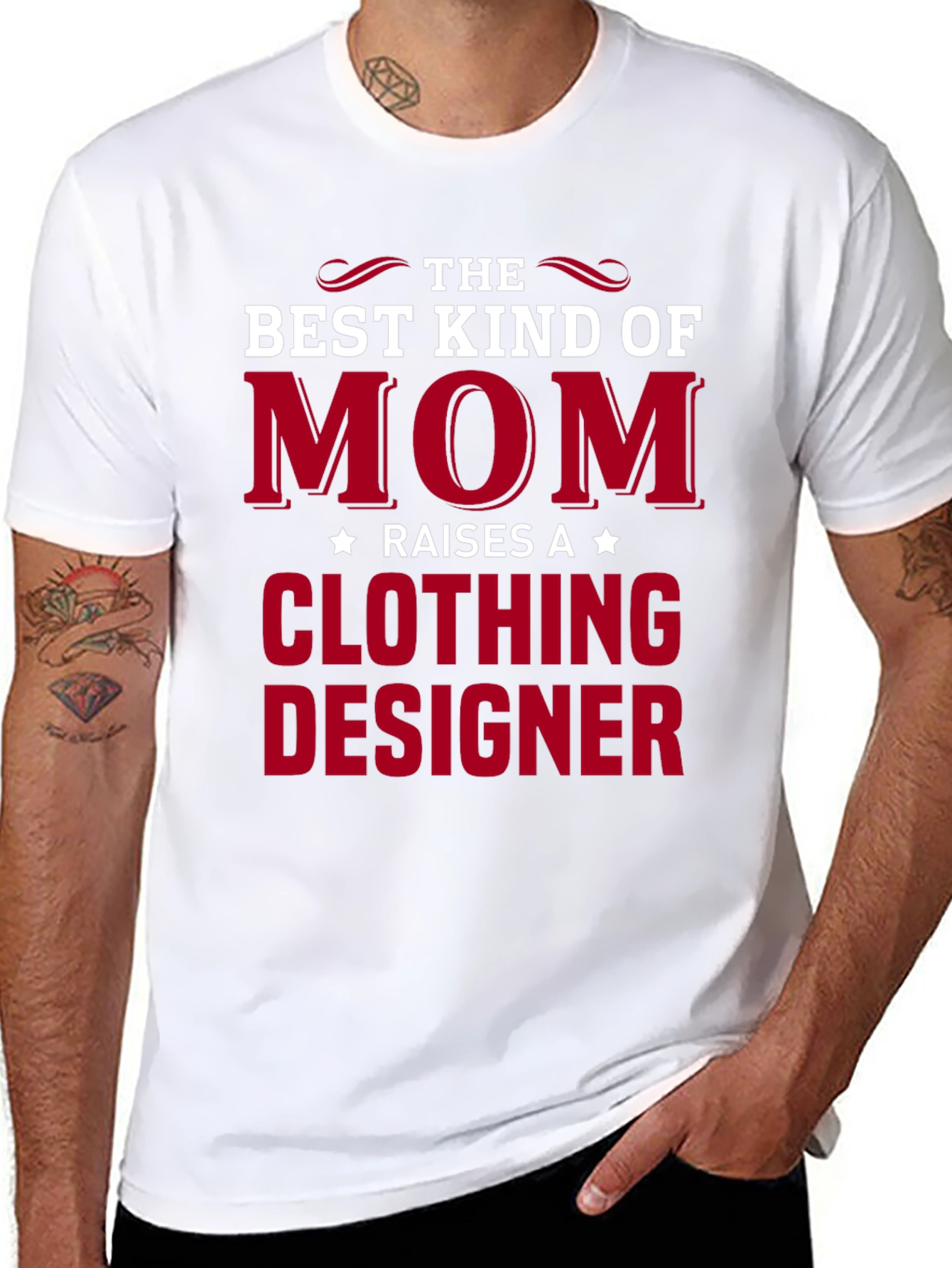 Best Kind of Mom Clothing Designer T-Shirt