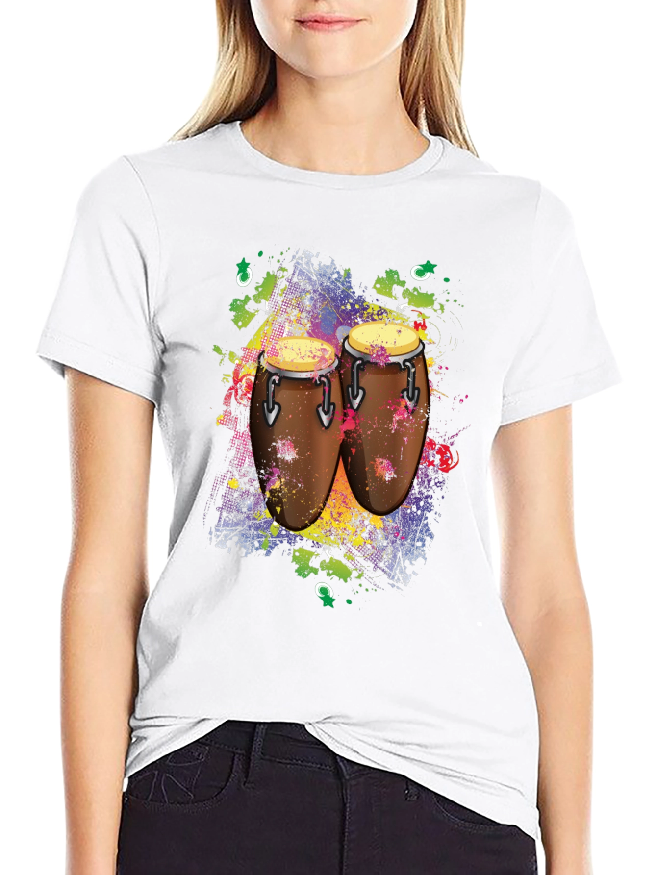 Conga Drums Graphic Tee