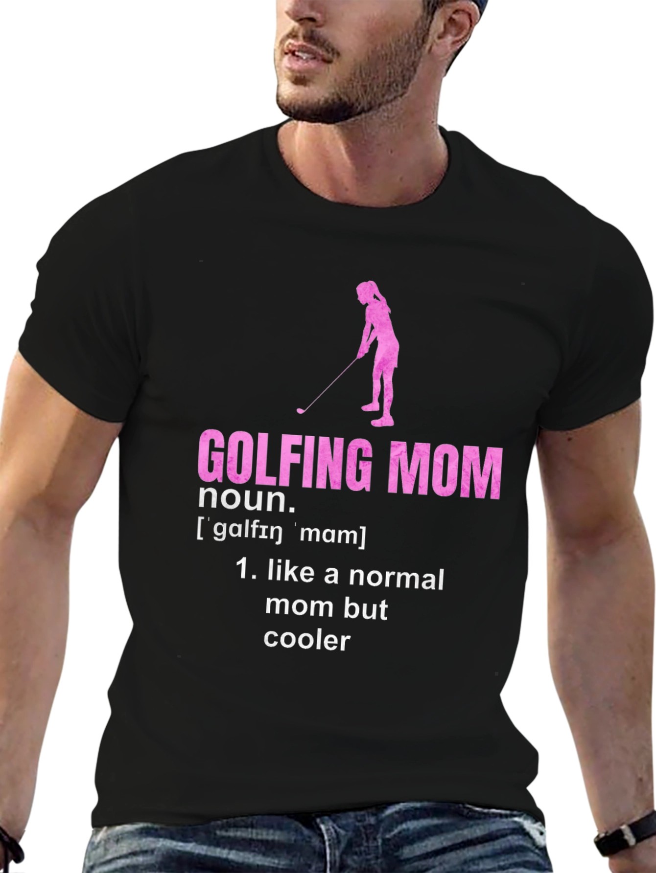 Golfing Mom T-Shirt - Cool Mothers Day Gift