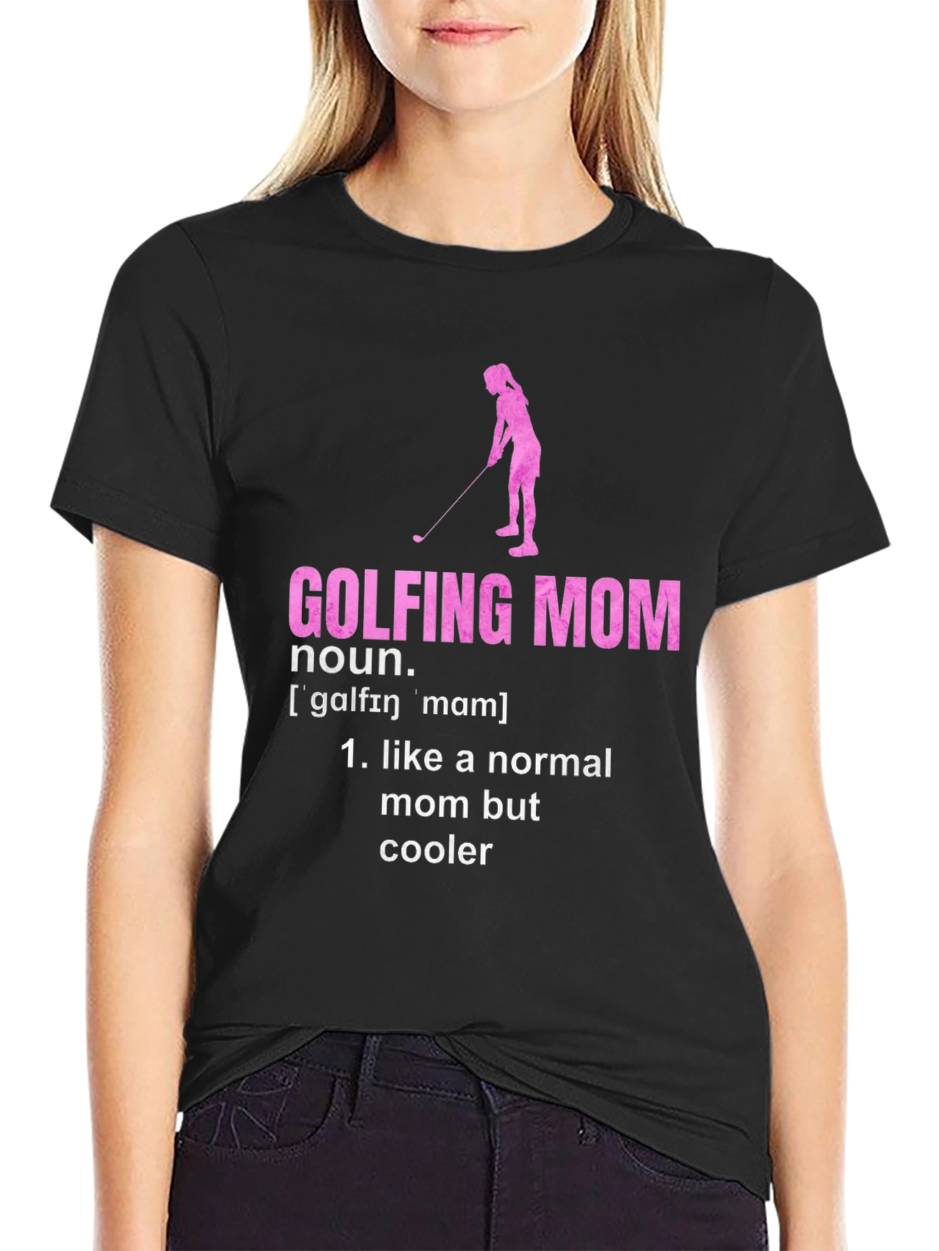 Golfing Mom T-Shirt - Cool Mothers Day Gift