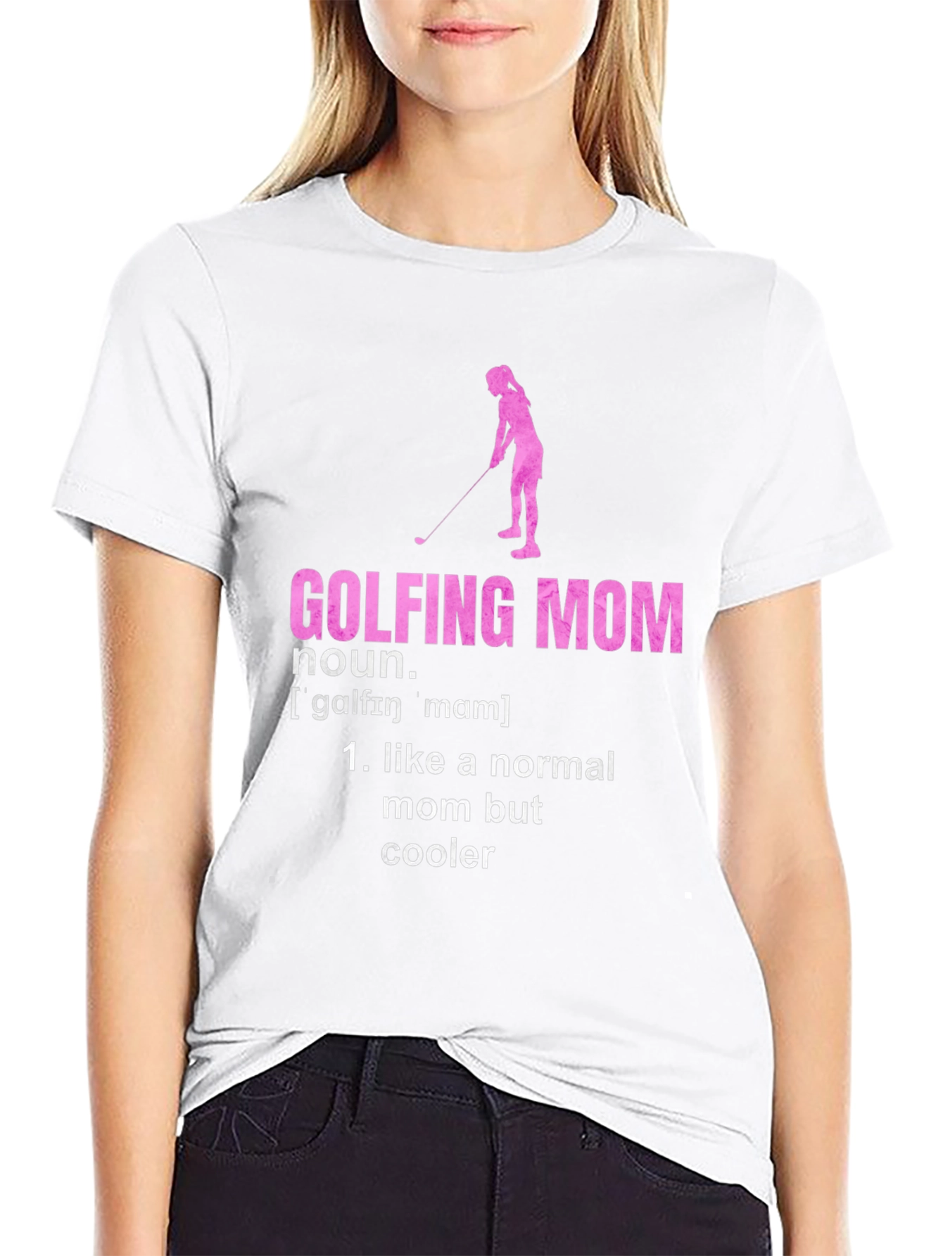 Golfing Mom T-Shirt - Cool Mothers Day Gift