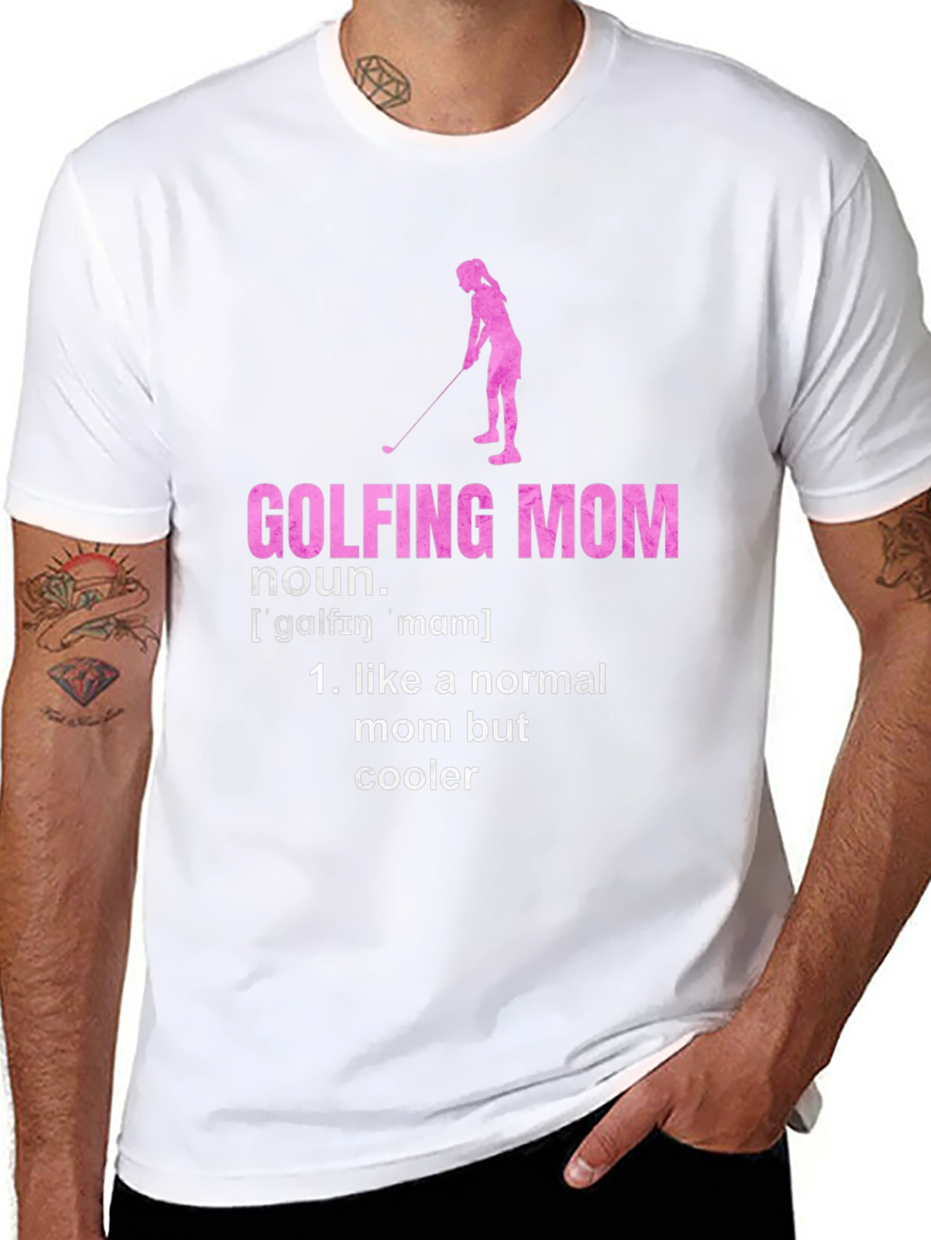 Golfing Mom T-Shirt - Cool Mothers Day Gift