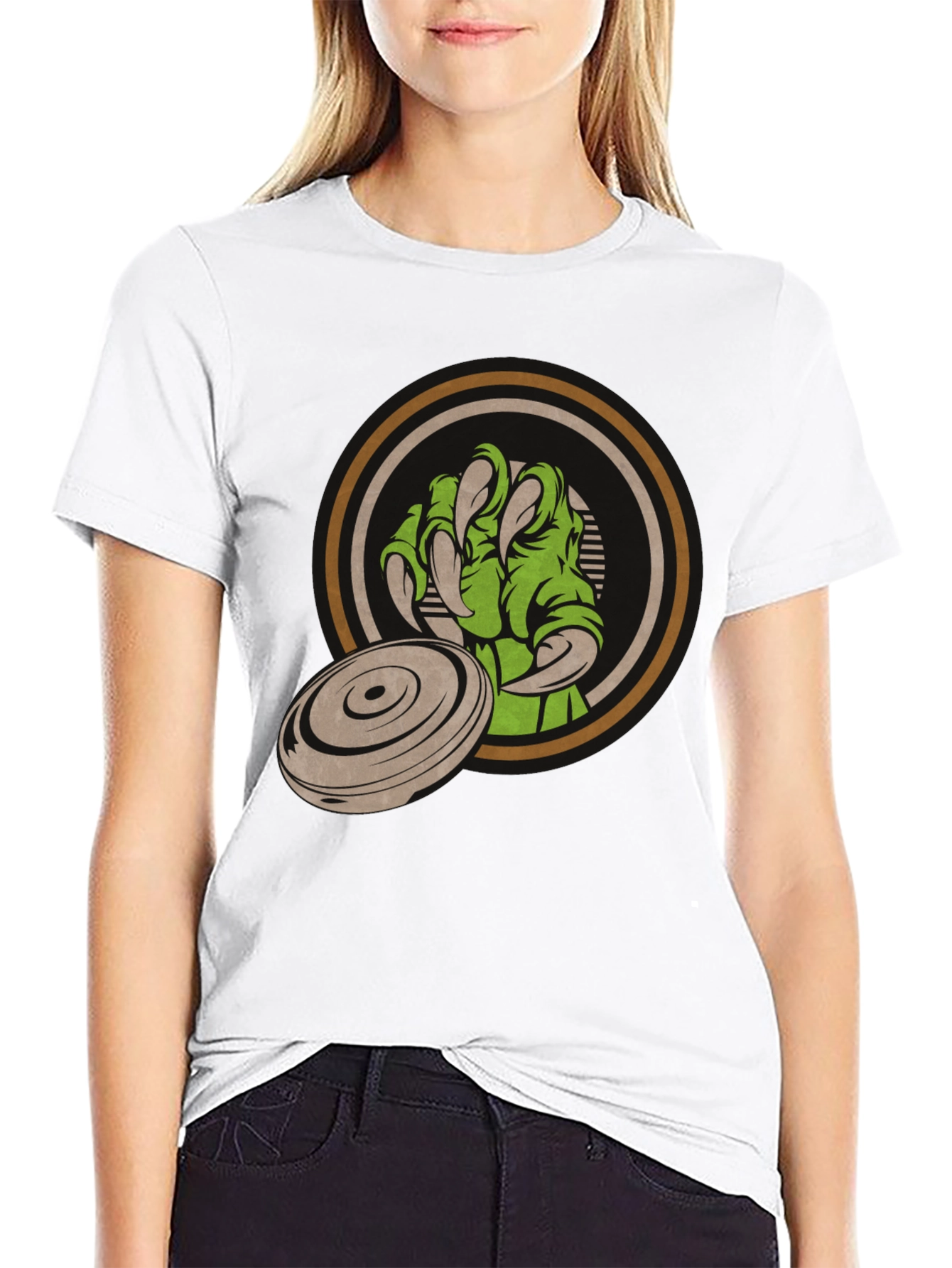 Monster Claw Disc Golf T-Shirt - Black