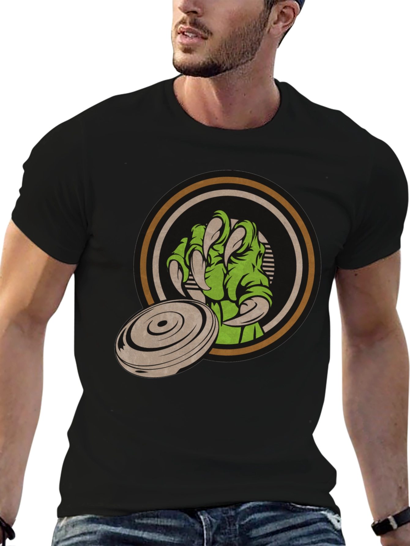 Monster Claw Disc Golf T-Shirt - Black